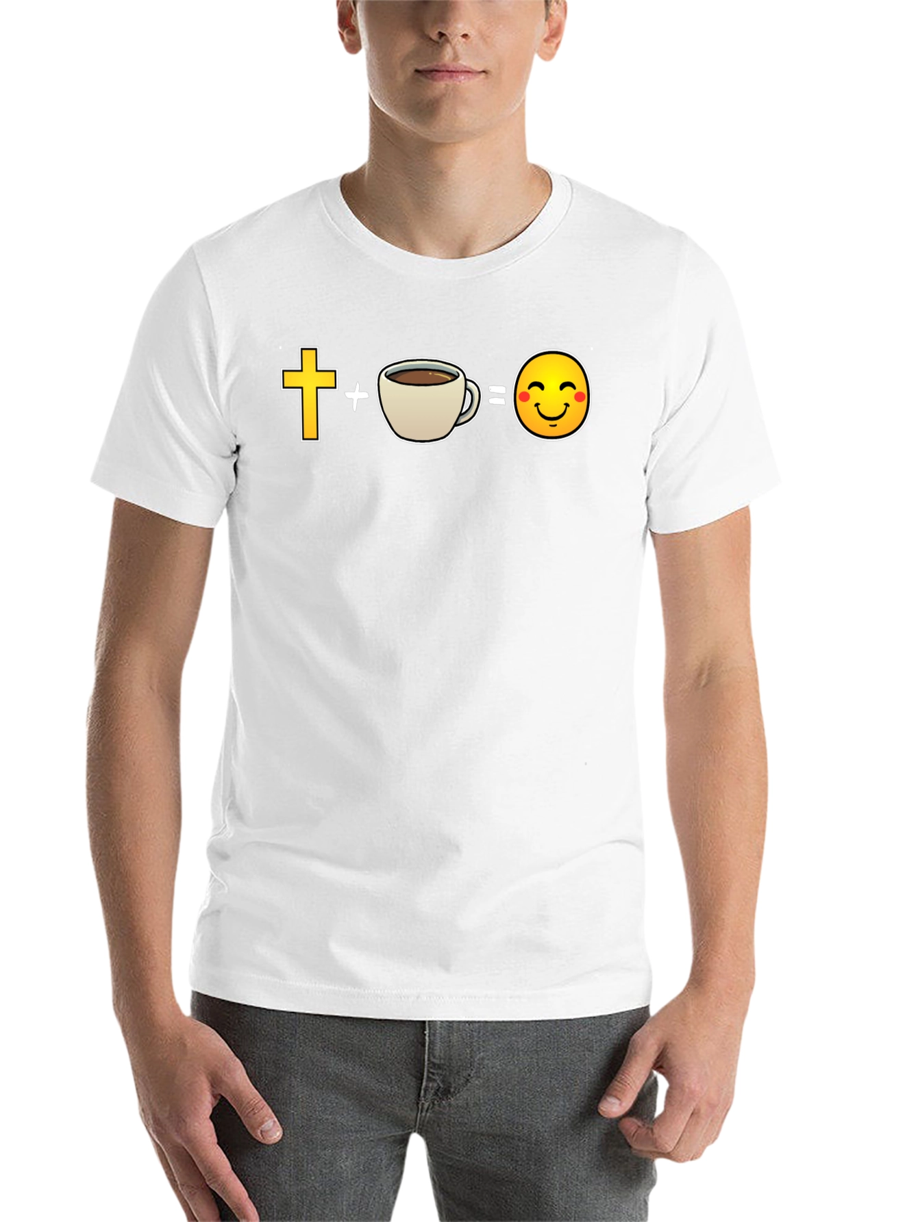 Black Christian Coffee Lover T-Shirt view 14