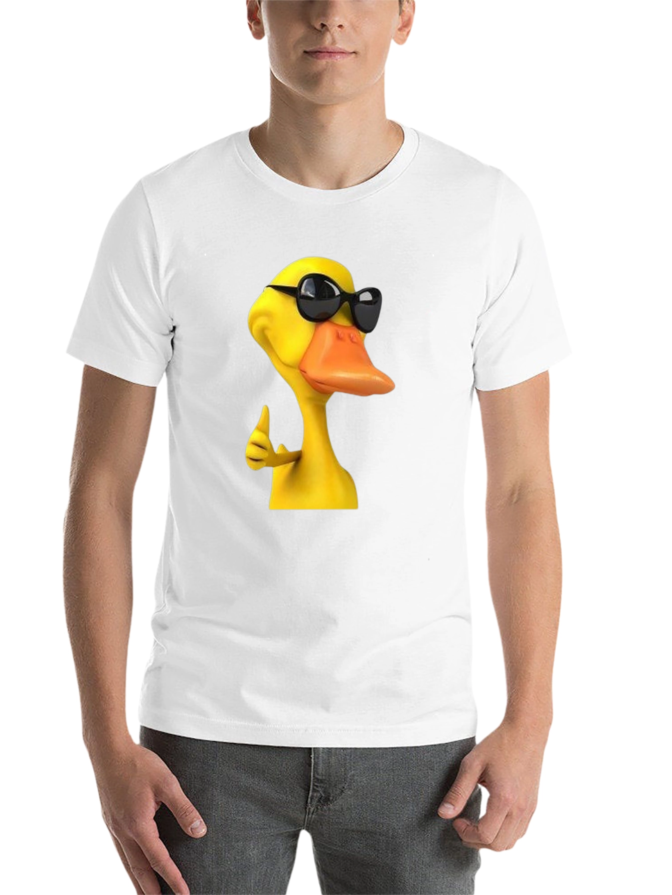 Black Cool Duck Graphic T-Shirt - Men's Black Tee view 14