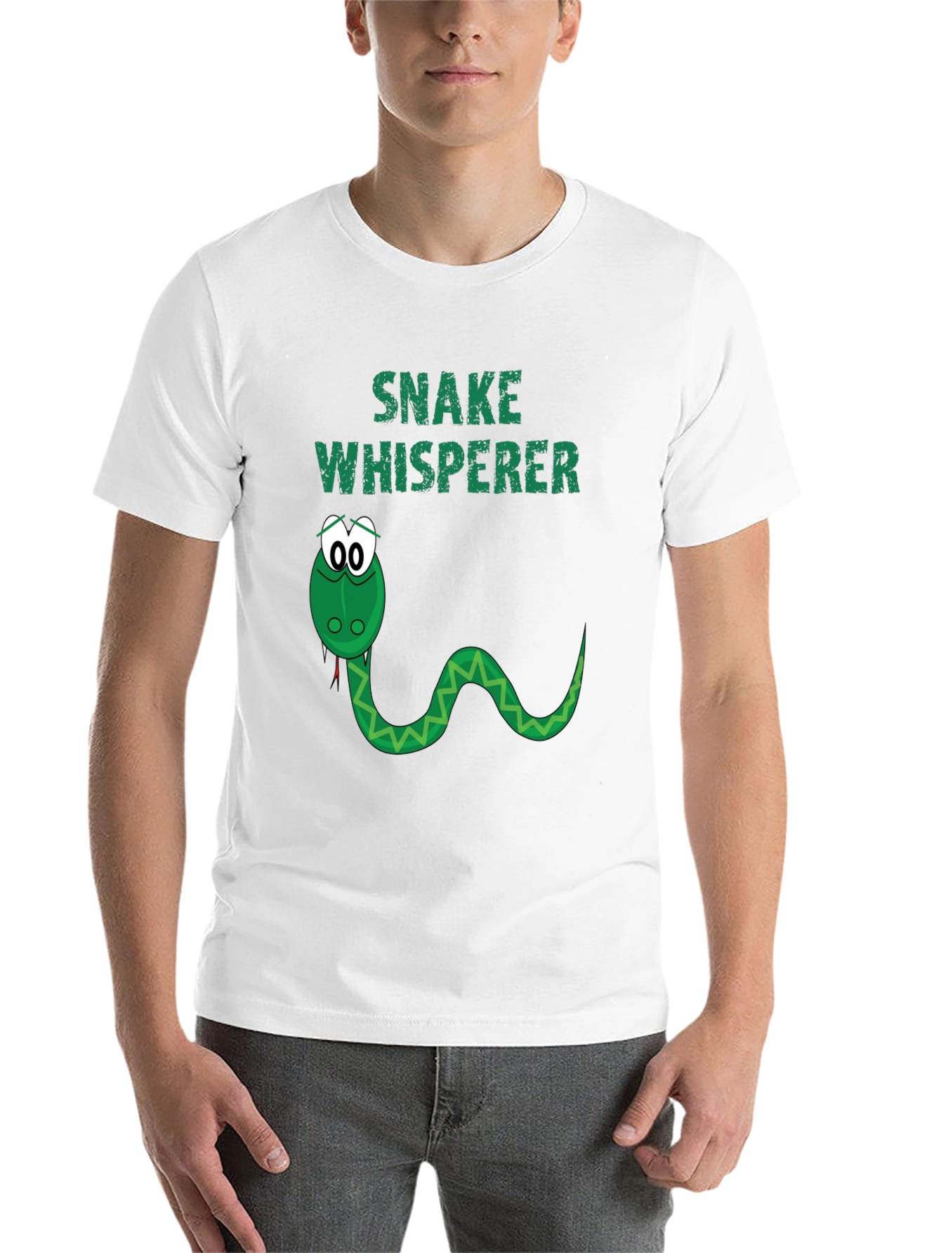 Black Snake Whisperer Graphic T-Shirt view 14