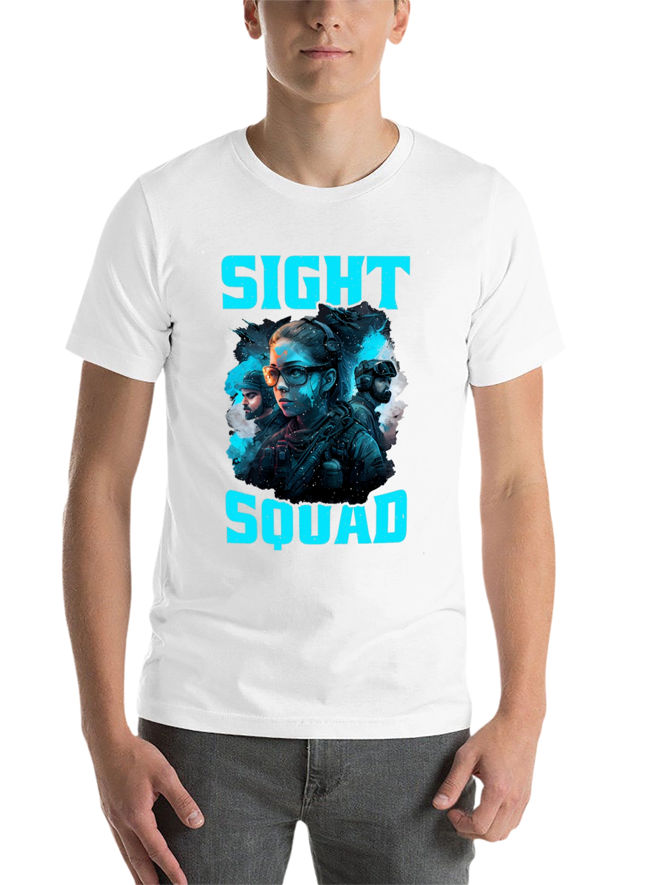 Black Sight Squad Graphic T-Shirt view 14