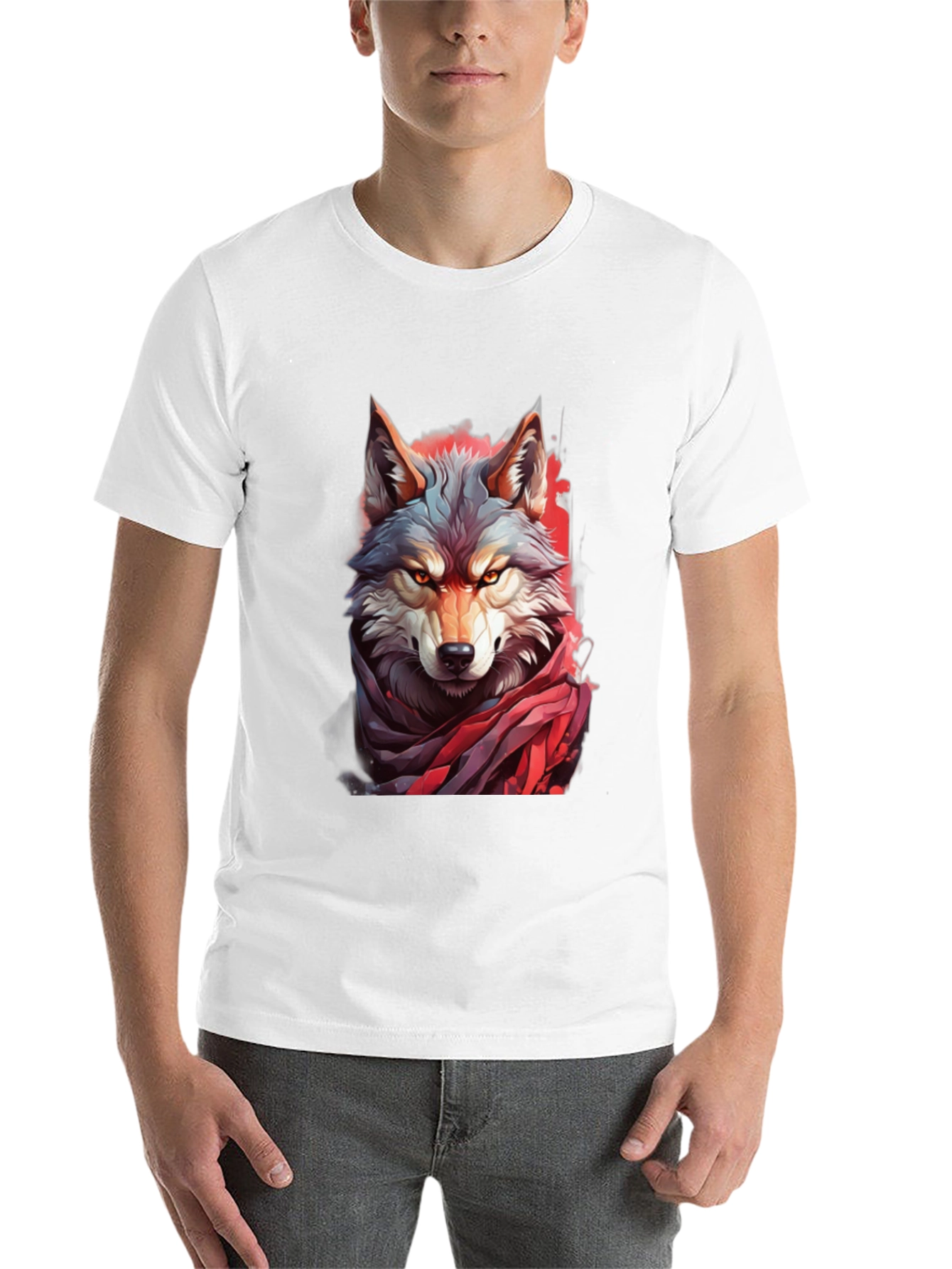Black Wolf Graphic Tee - Fierce Style view 14
