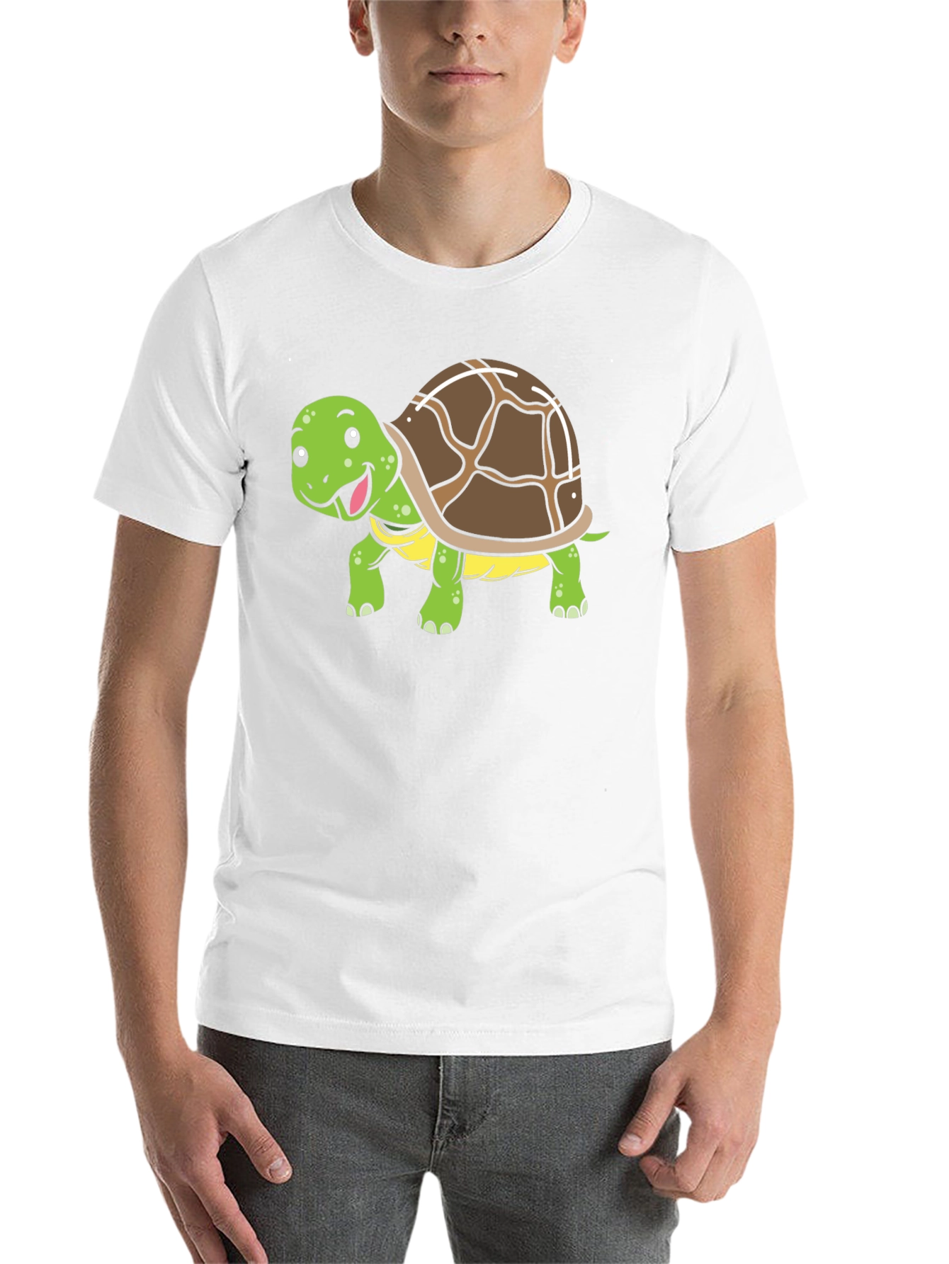 Black Cute Turtle Graphic T-Shirt view 14