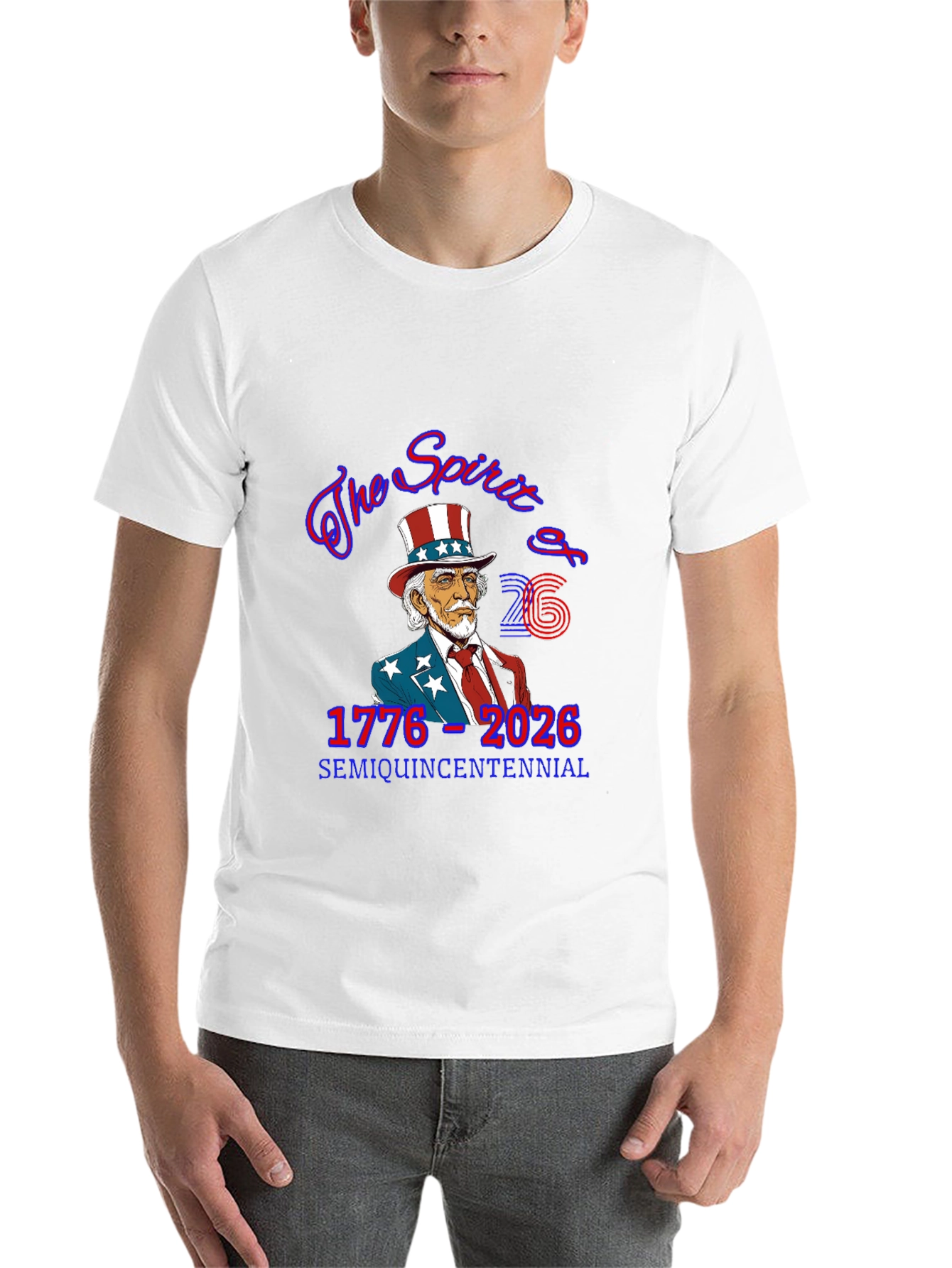 Semi-Quincentennial USA Patriotic T-Shirt - 14