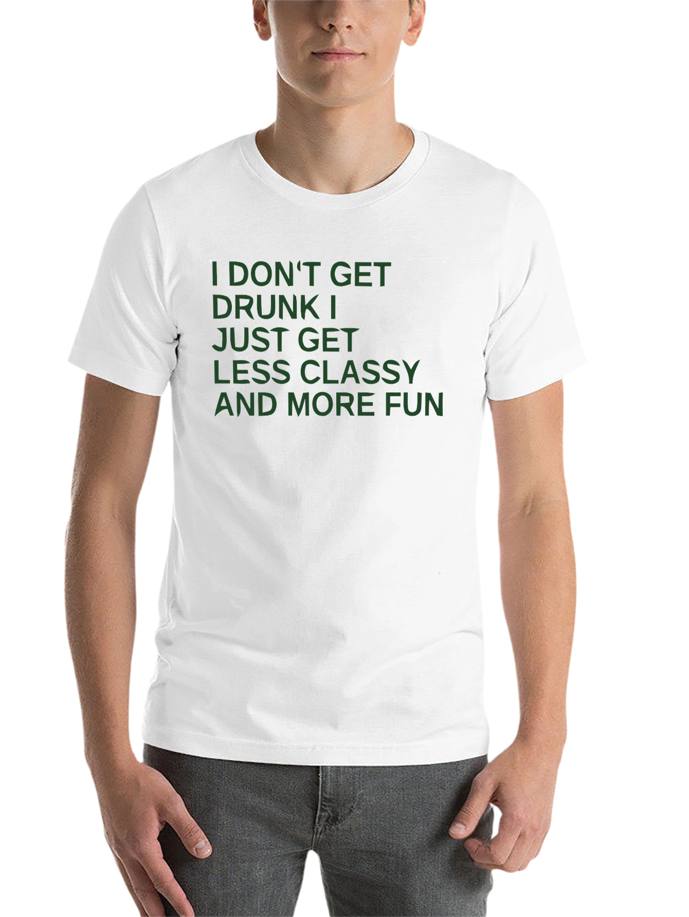 Black Funny Slogan T-Shirt - Less Classy More Fun view 14