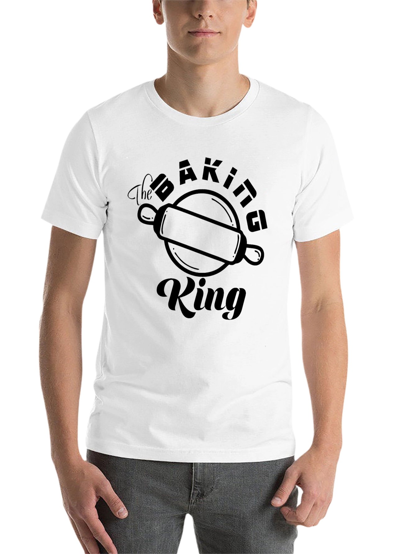 Black The Baking King T-Shirt view 14