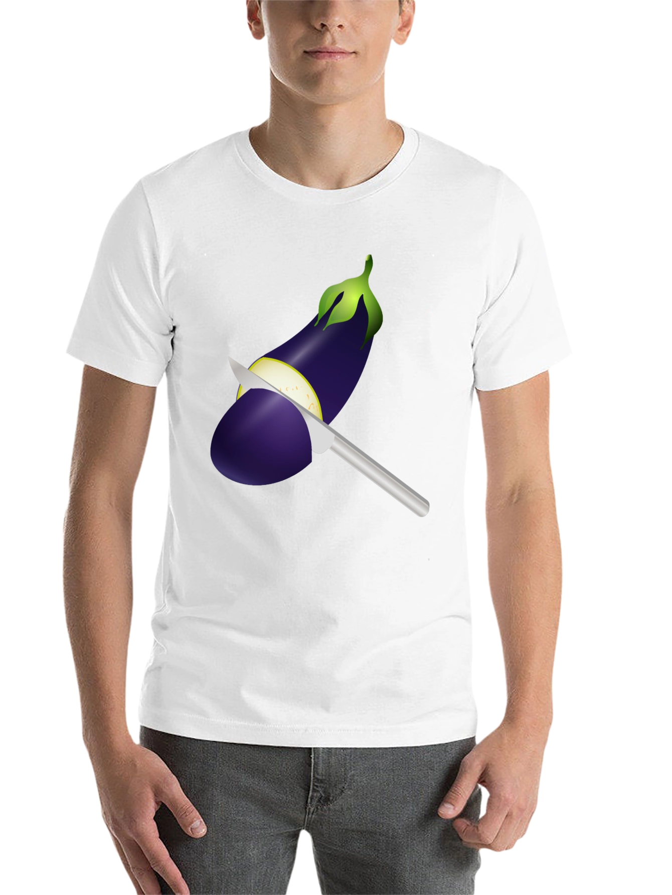 Eggplant Knife T-Shirt - 14