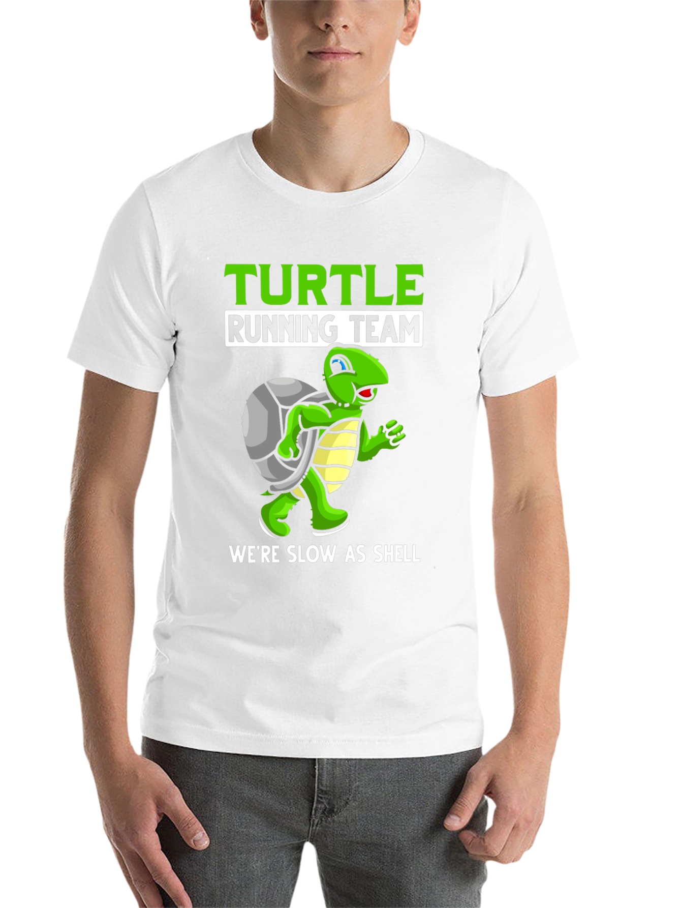 Black Turtle Running Team T-Shirt - Slow as Shell! view 14
