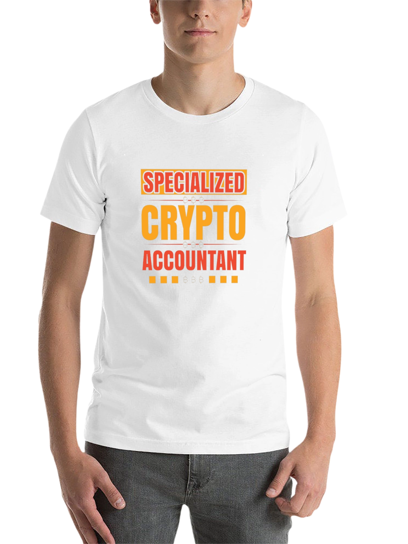 Black Specialized Crypto Accountant Black T-Shirt view 14