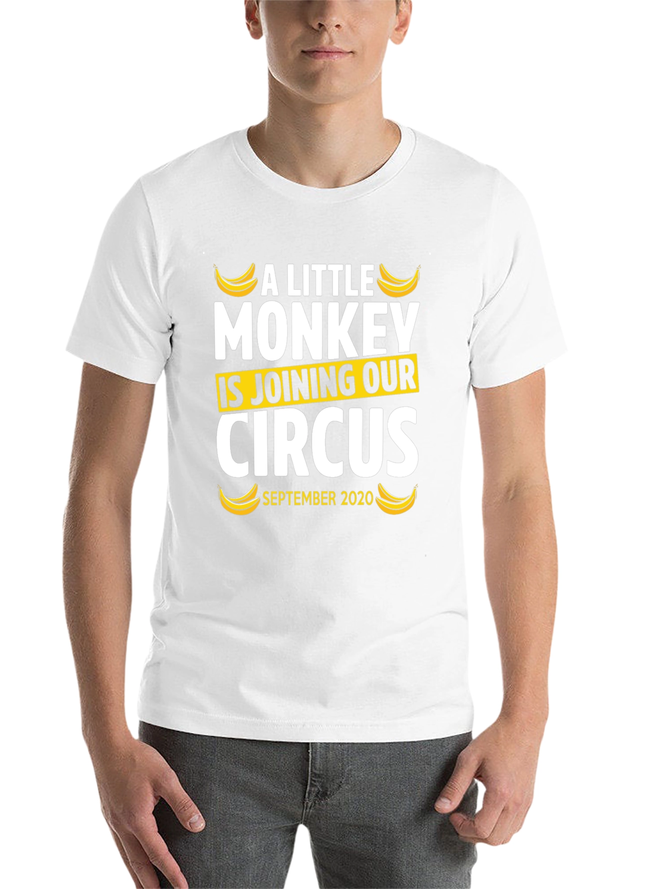 Black A Little Monkey Joining Our Circus T-Shirt - September 2020 view 14