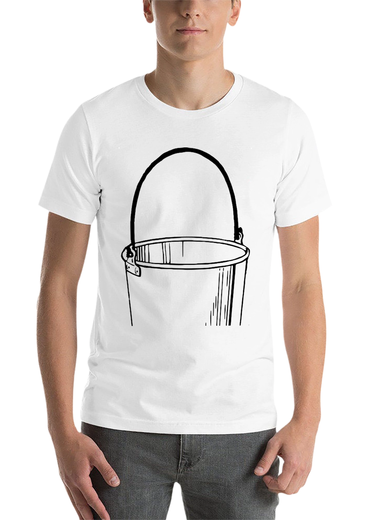 Black Bucket Graphic Tee - Black view 14