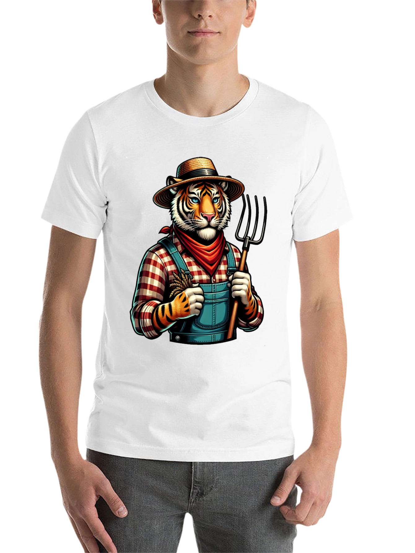 Black Tiger Farmer Graphic Tee view 14