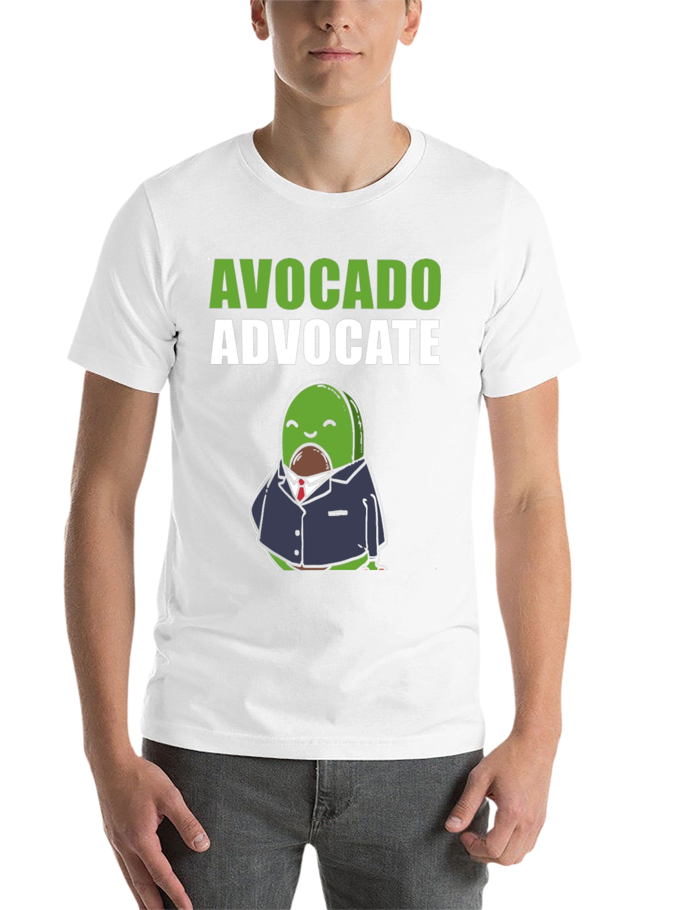 Black Avocado Advocate Graphic Tee - Stylish & Humorous T-Shirt view 14