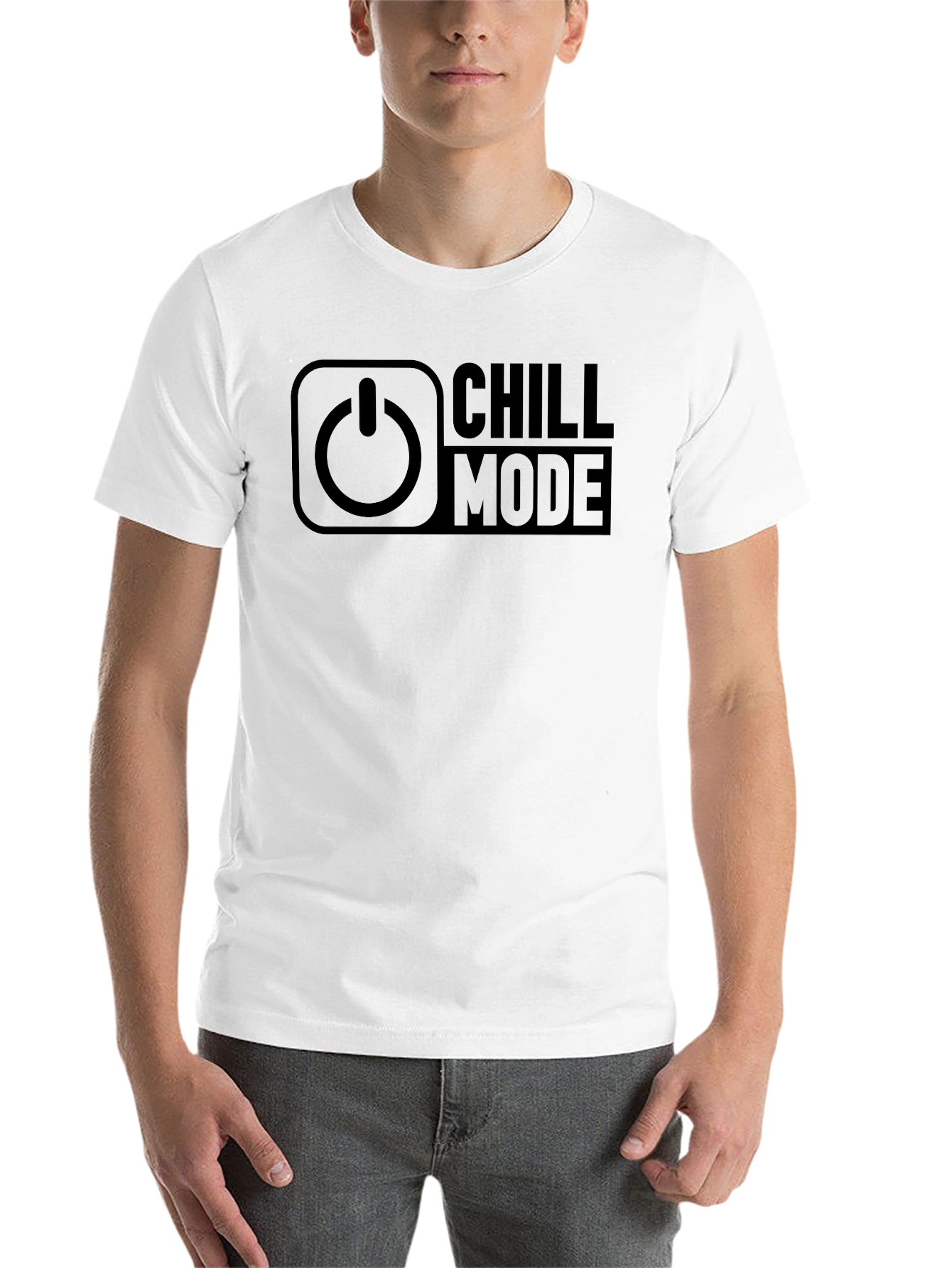 Black Chill Mode Black Graphic Tee - Relax & Unwind view 14