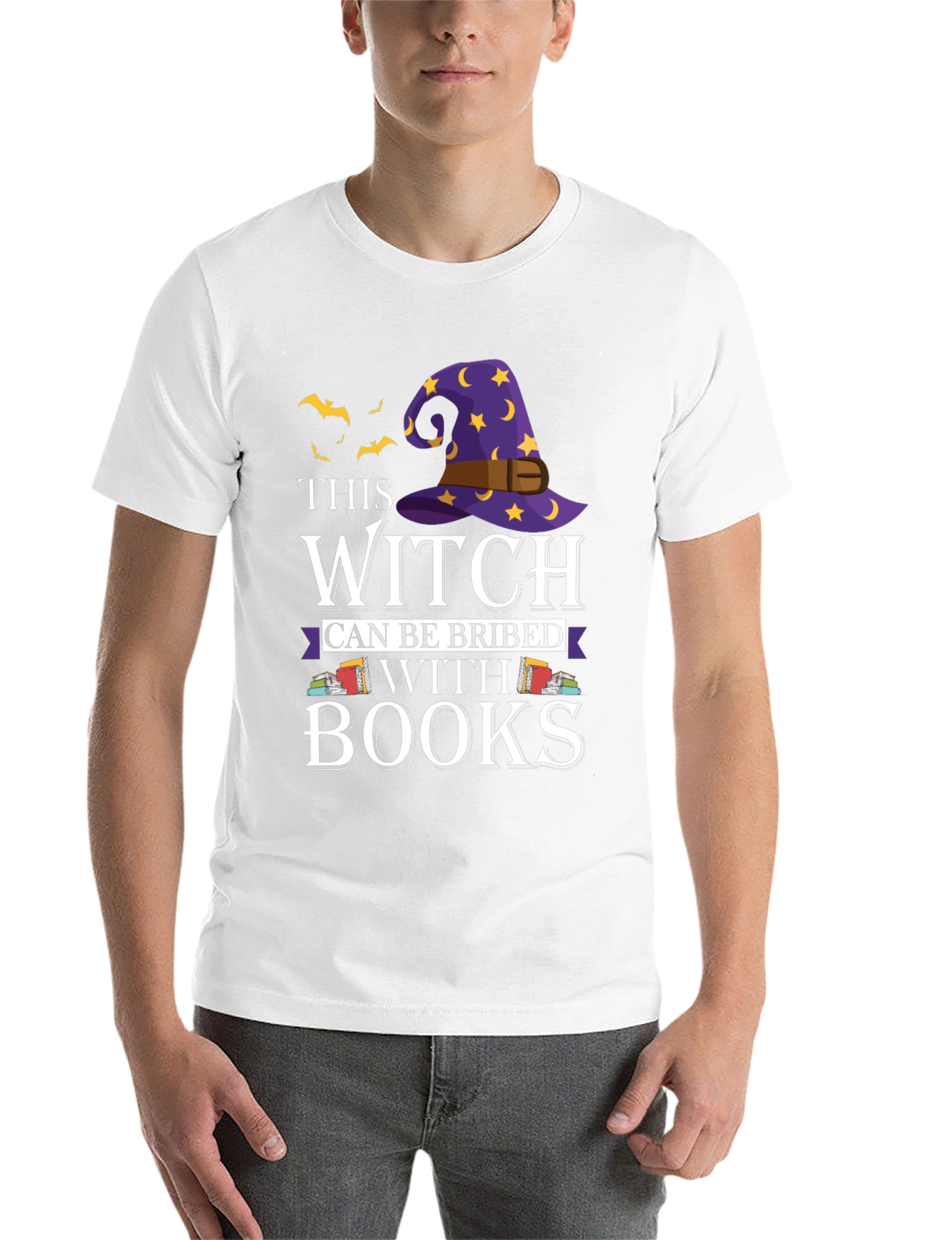 Witch Bribed With Books T-Shirt - 14