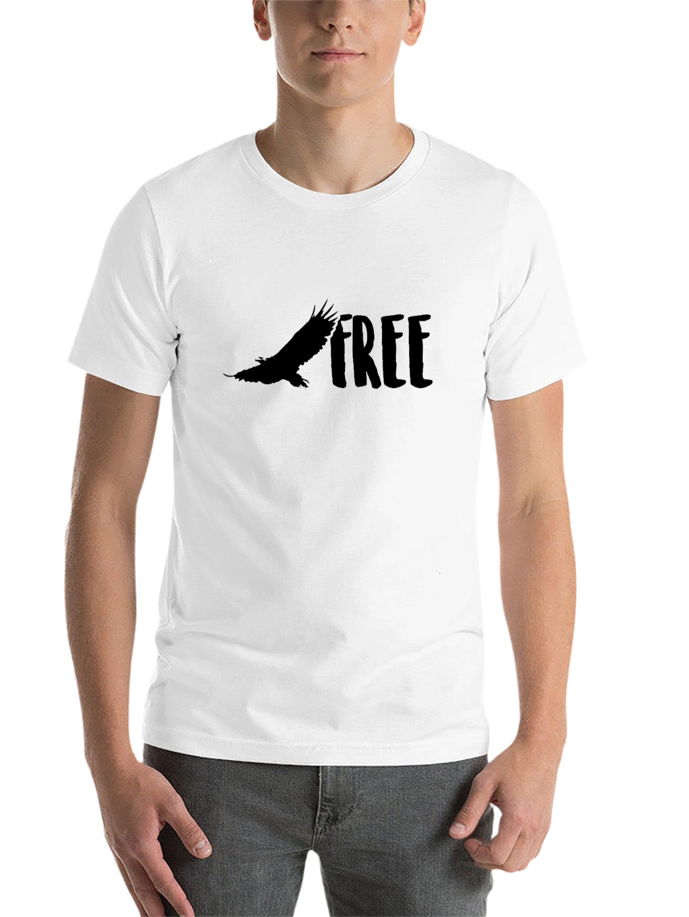 Black Free Bird Graphic T-Shirt view 14