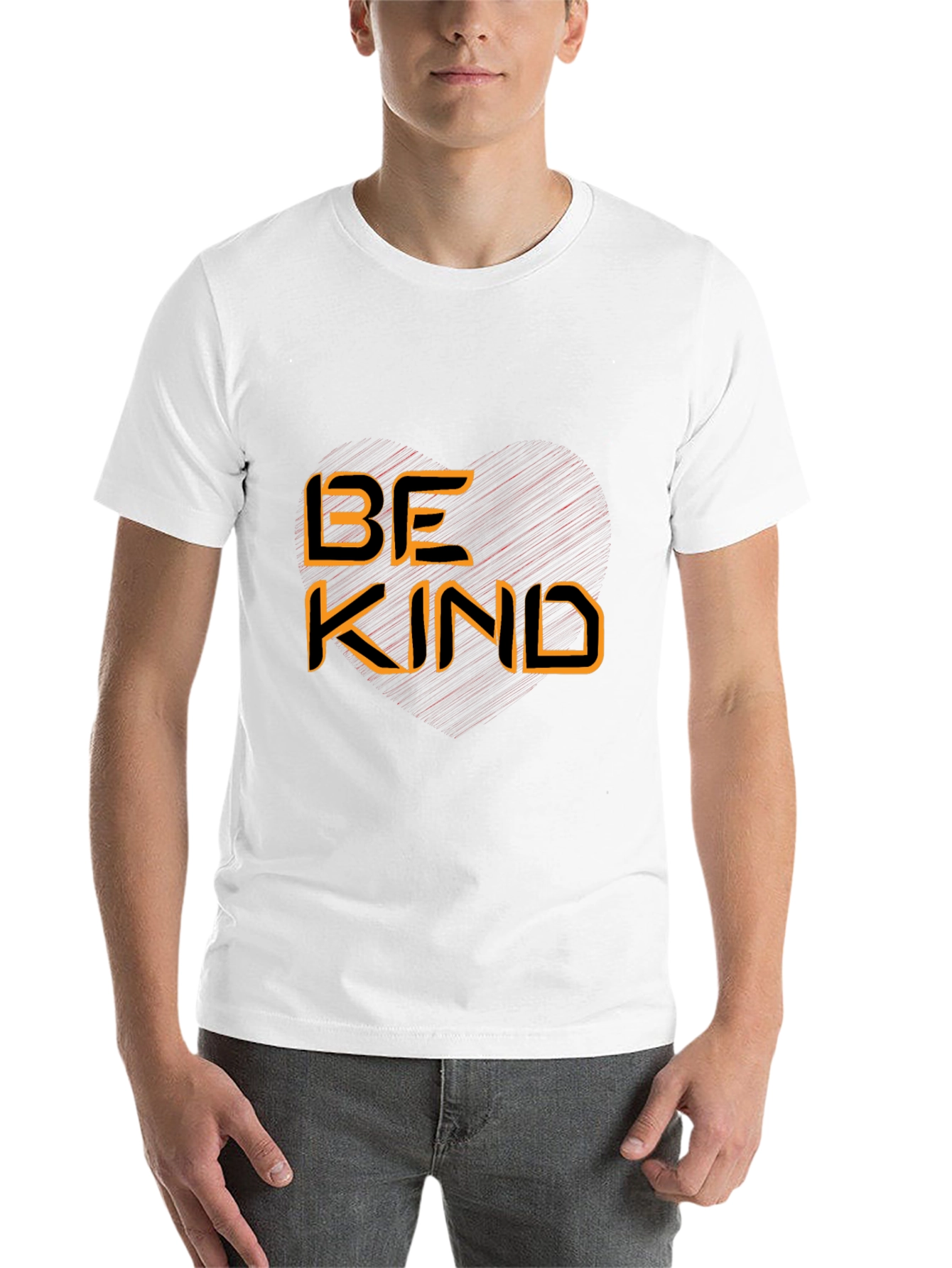 Black Be Kind Graphic Tee - Black Cotton Blend view 14