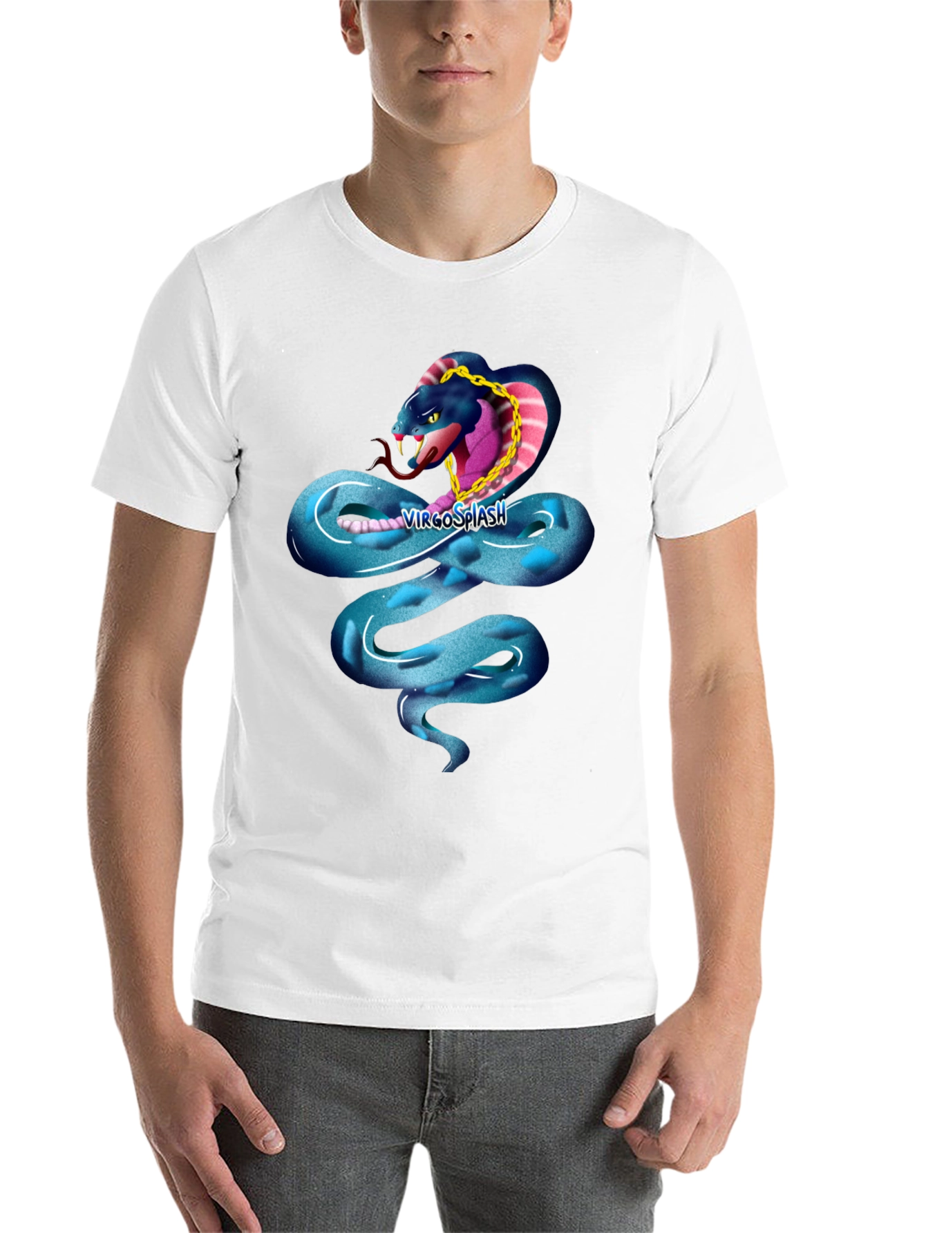 Black Snake T-Shirt - Cool Cobra Design view 14