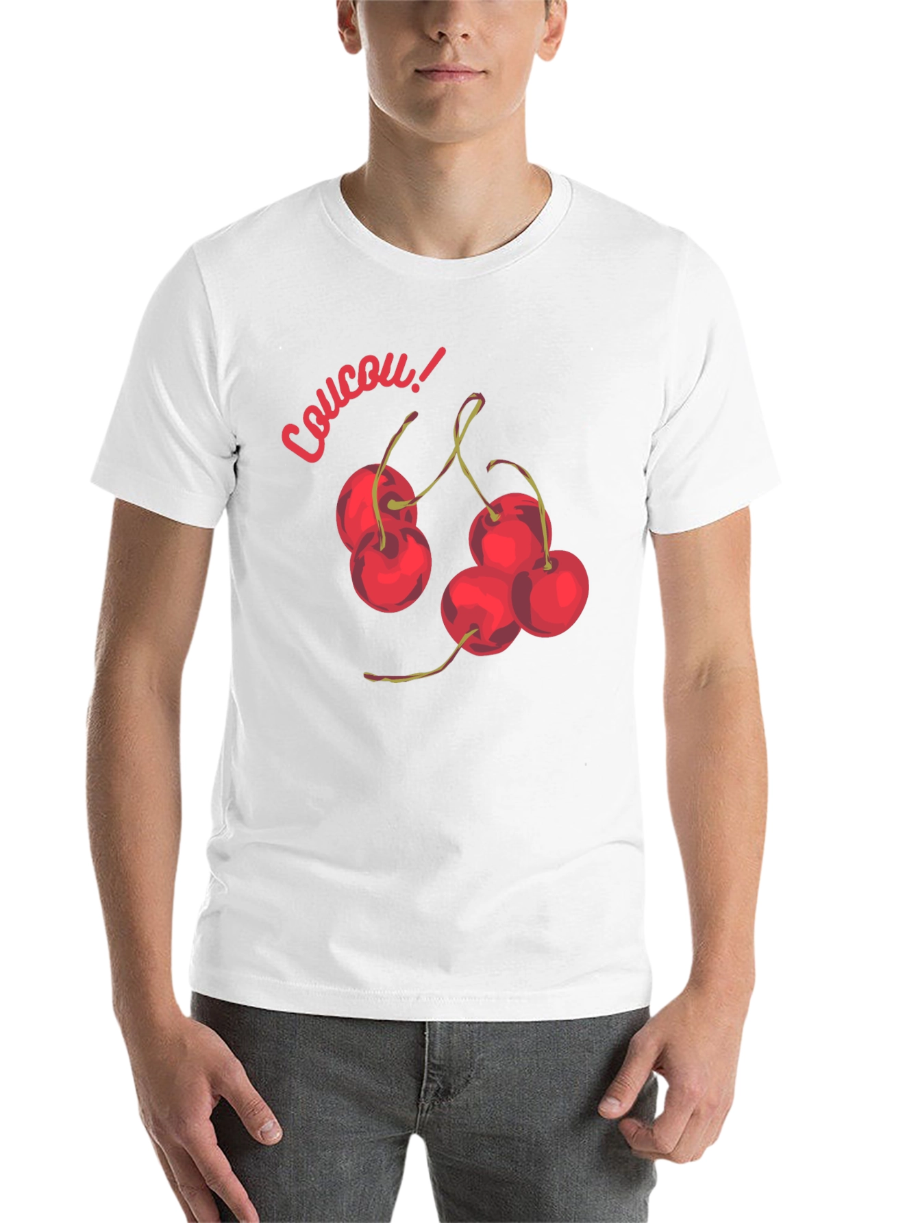 Black Coucou Cherries Black Graphic T-Shirt view 14