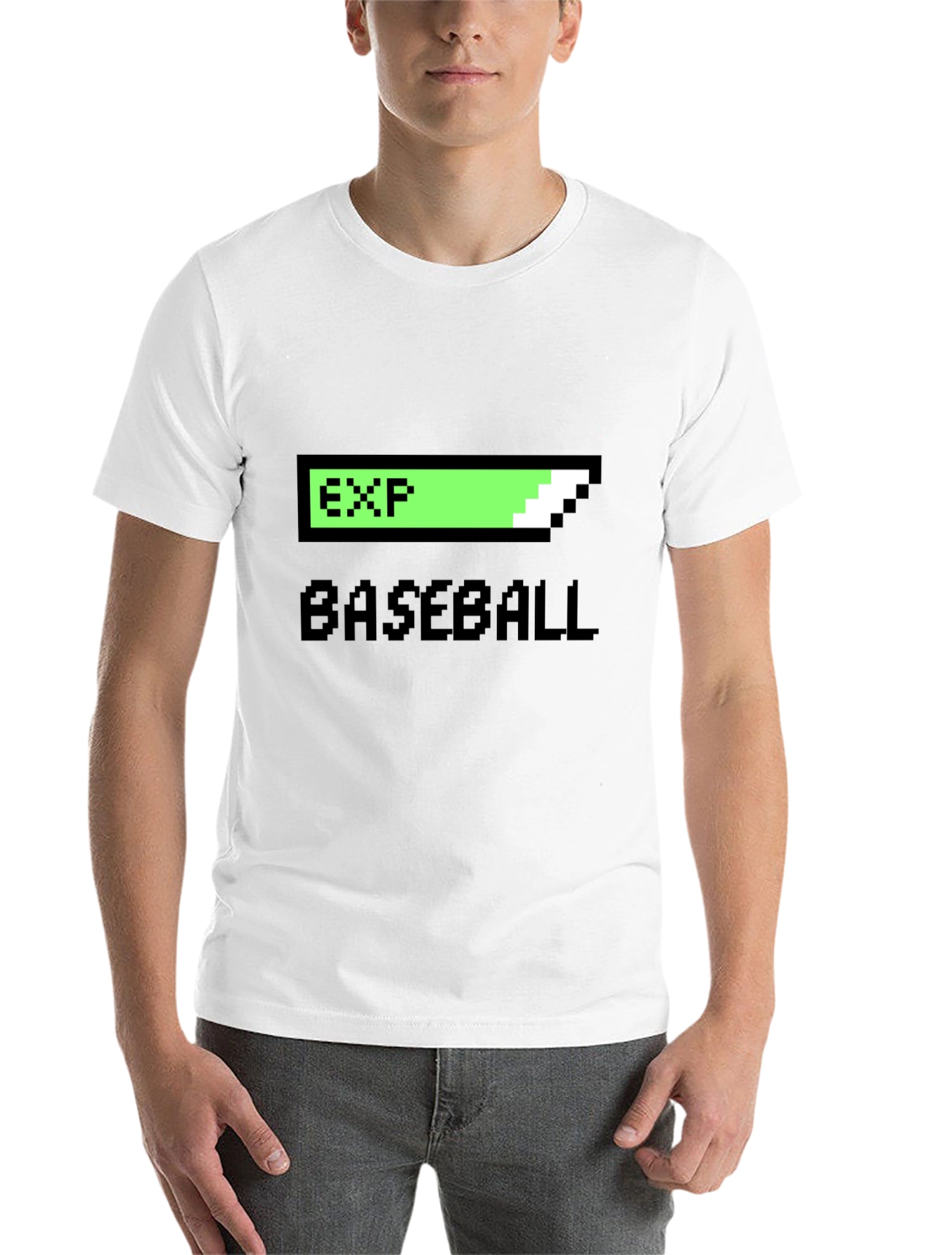 Black Level Up Your Game Baseball T-Shirt view 14