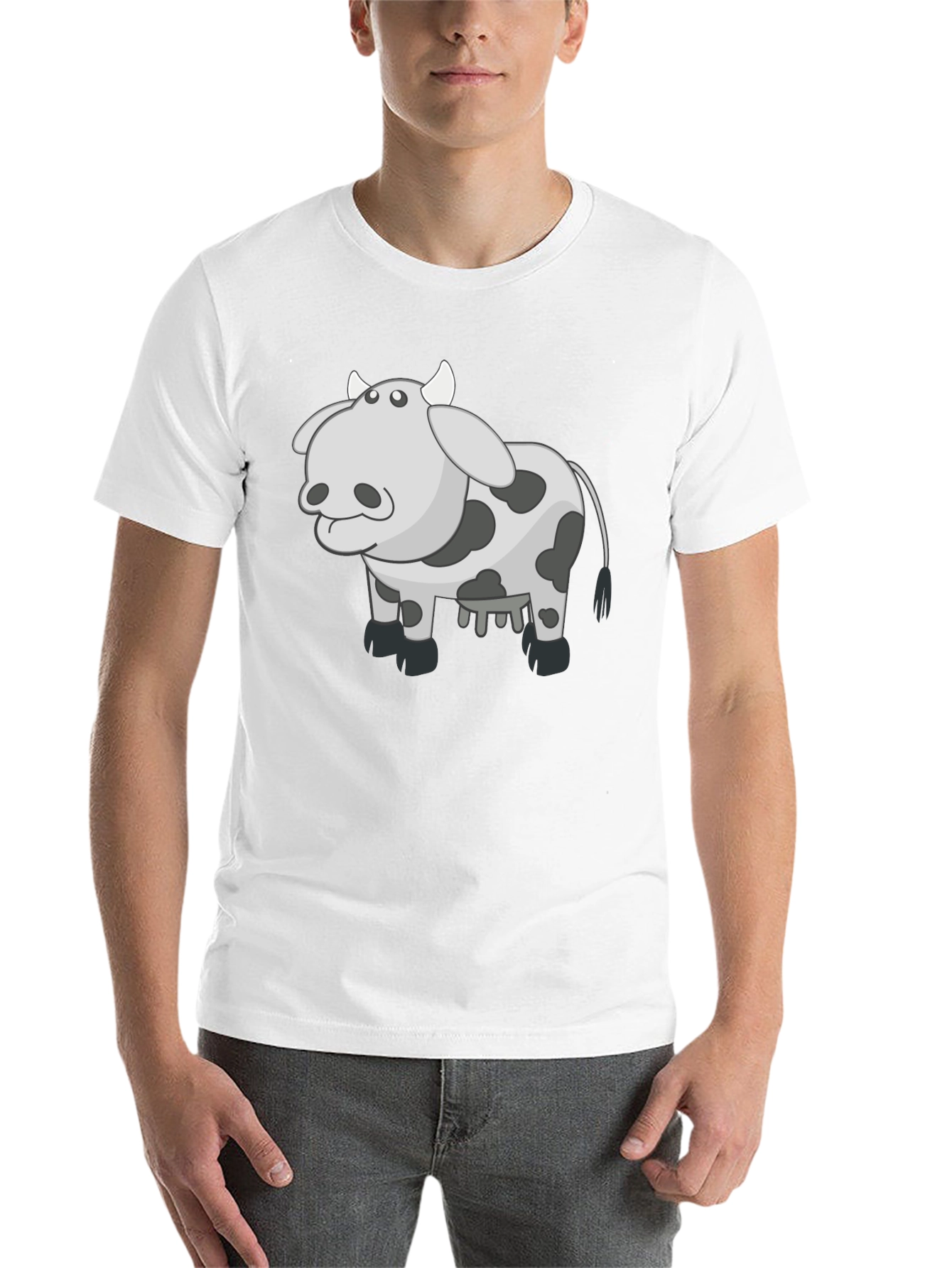 Black Cow Graphic Tee - Black T-Shirt view 14