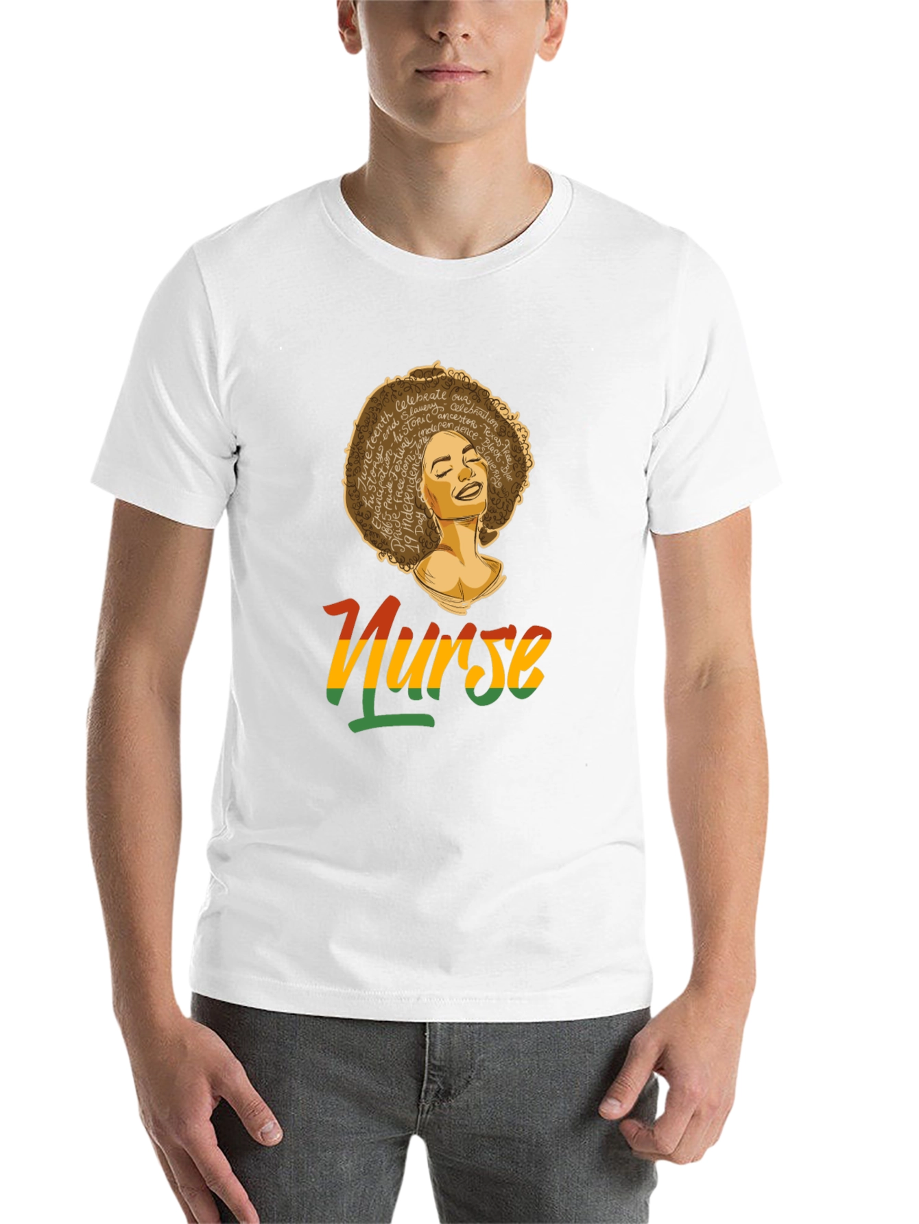 Black Juneteenth Nurse Black Pride T-Shirt view 14