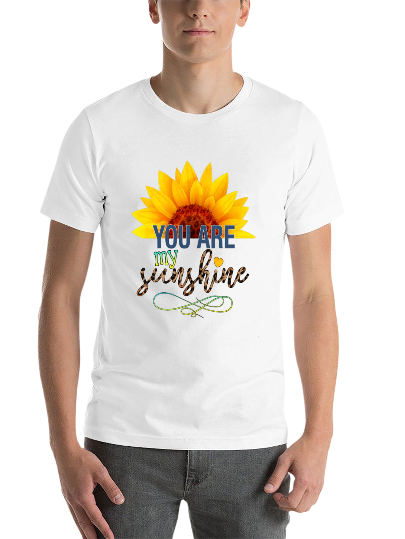 Black You Are My Sunshine Sunflower Graphic Tee view 14