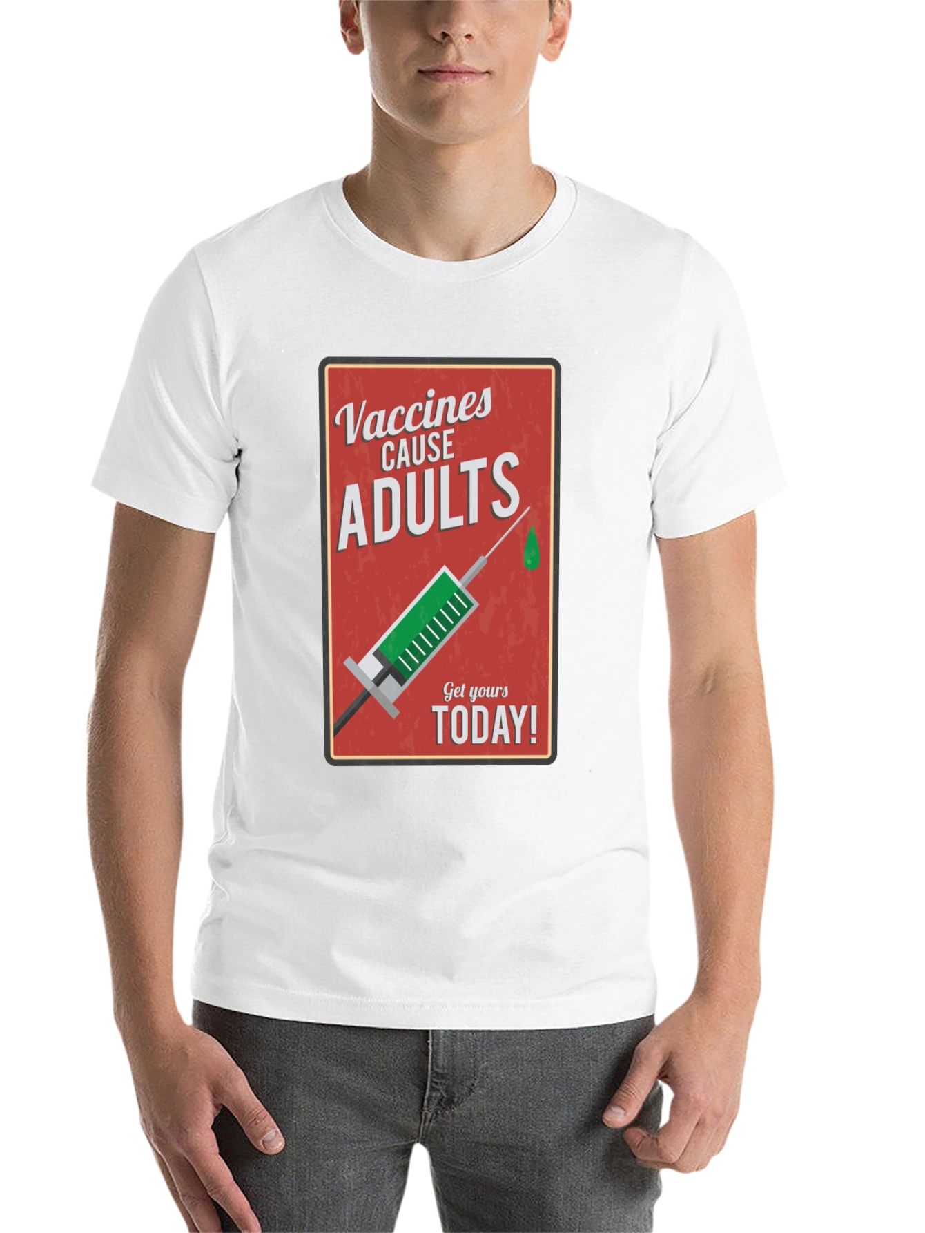 Black Vaccines Cause Adults T-Shirt view 14