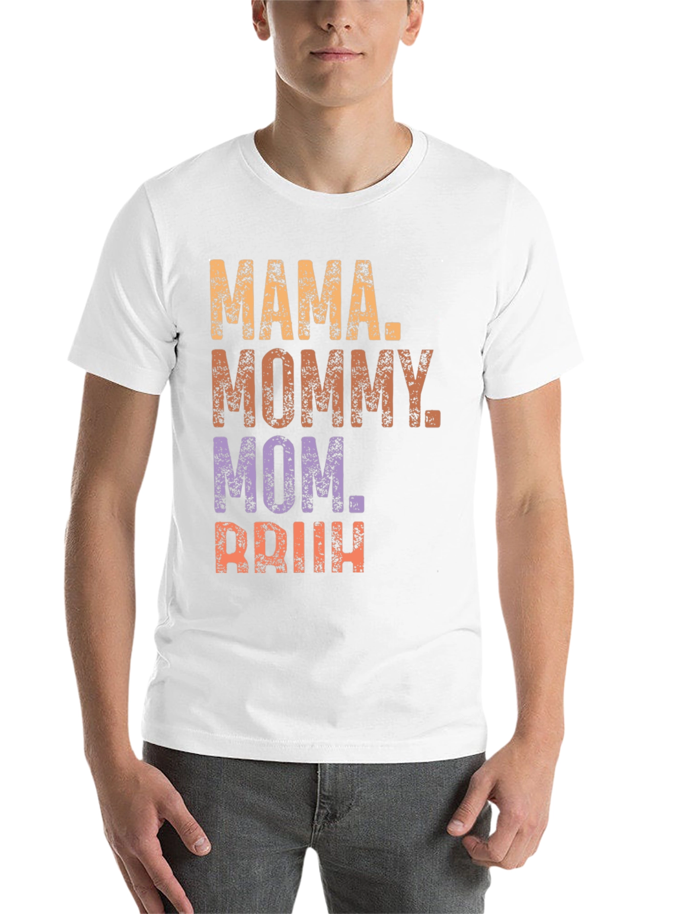 Black Mama Mommy Mom Briih T-Shirt view 14