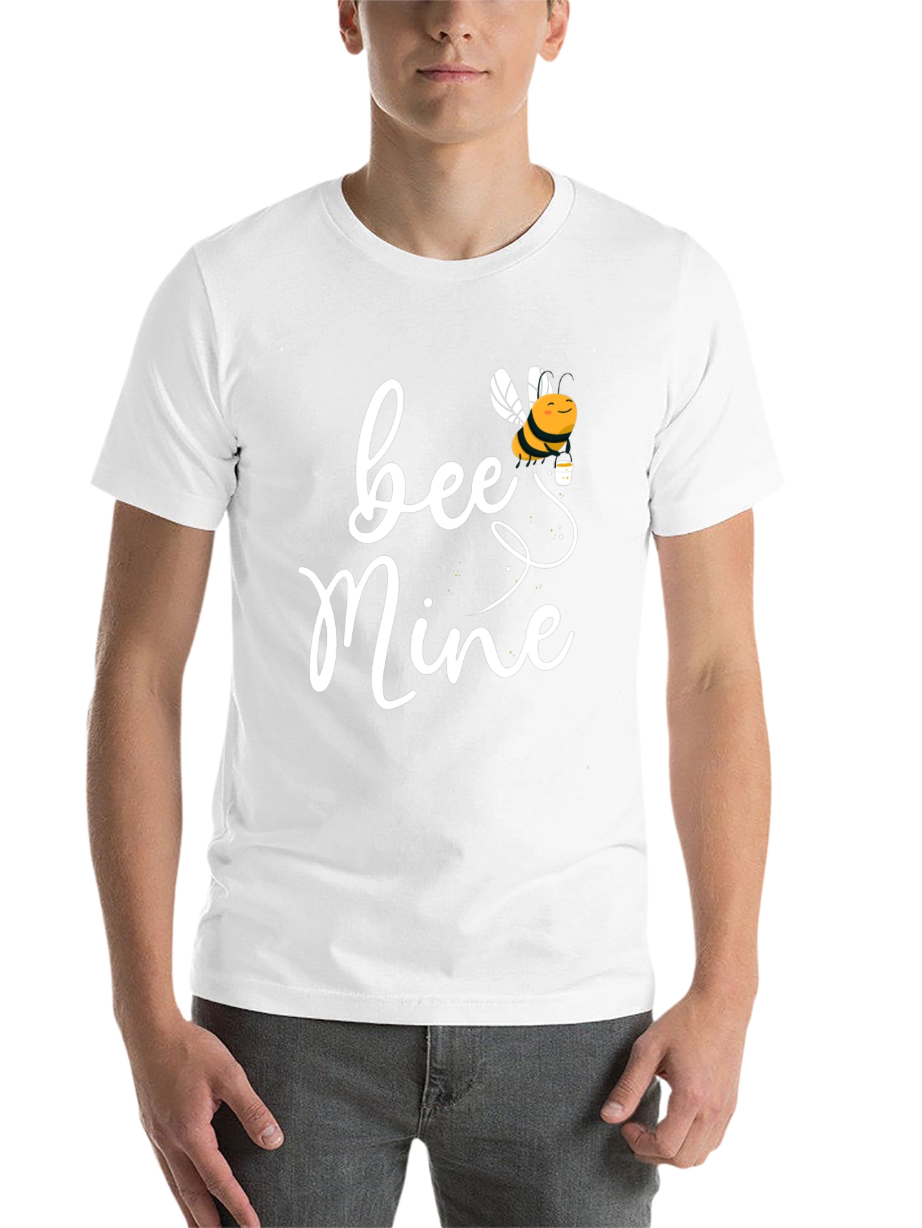 Black Bee Mine Graphic Tee - Valentine's Day Gift view 14