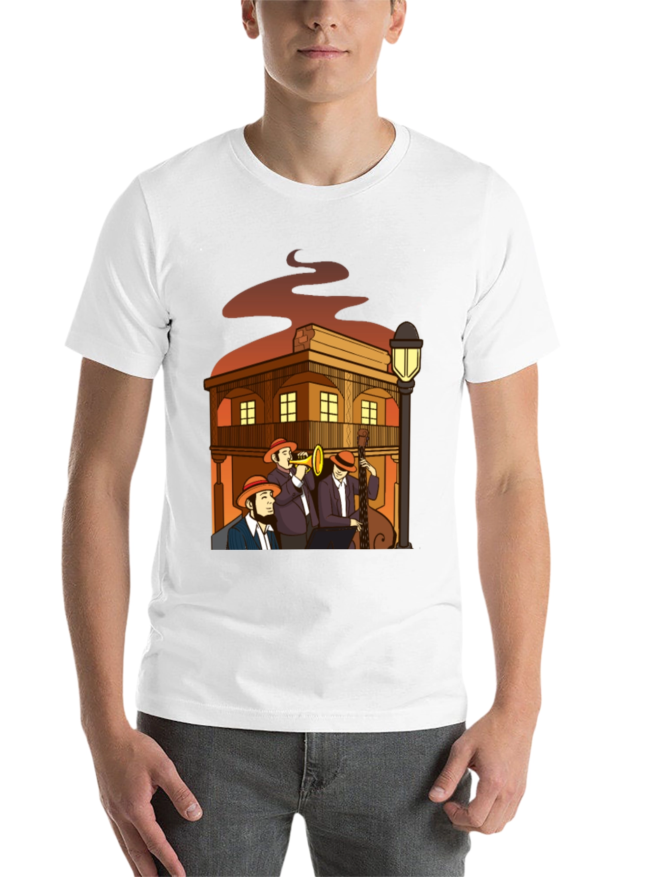 Black Jazz Band T-Shirt - New Orleans Style view 14