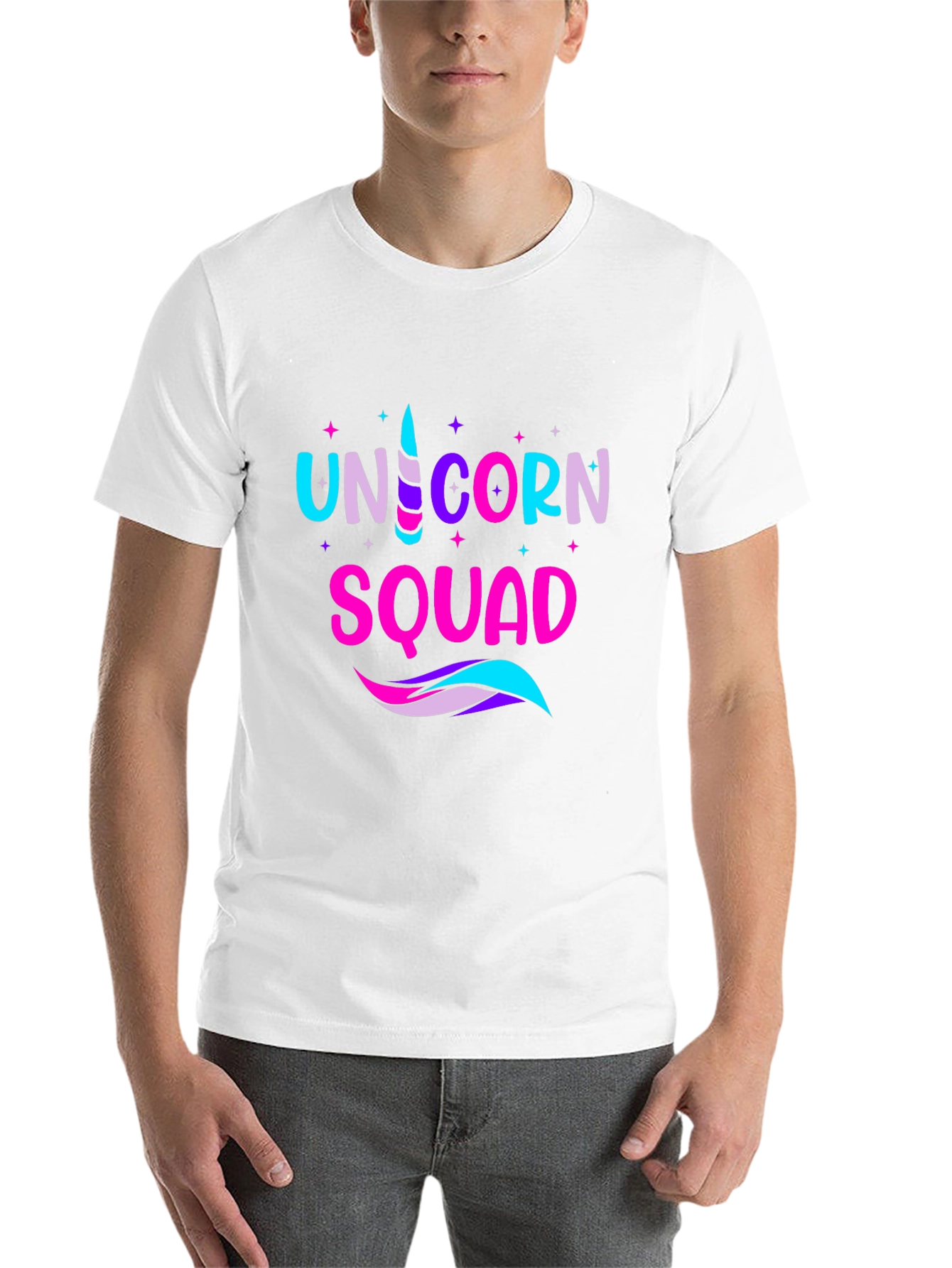 Black Unicorn Squad T-Shirt - Fun Graphic Tee view 14