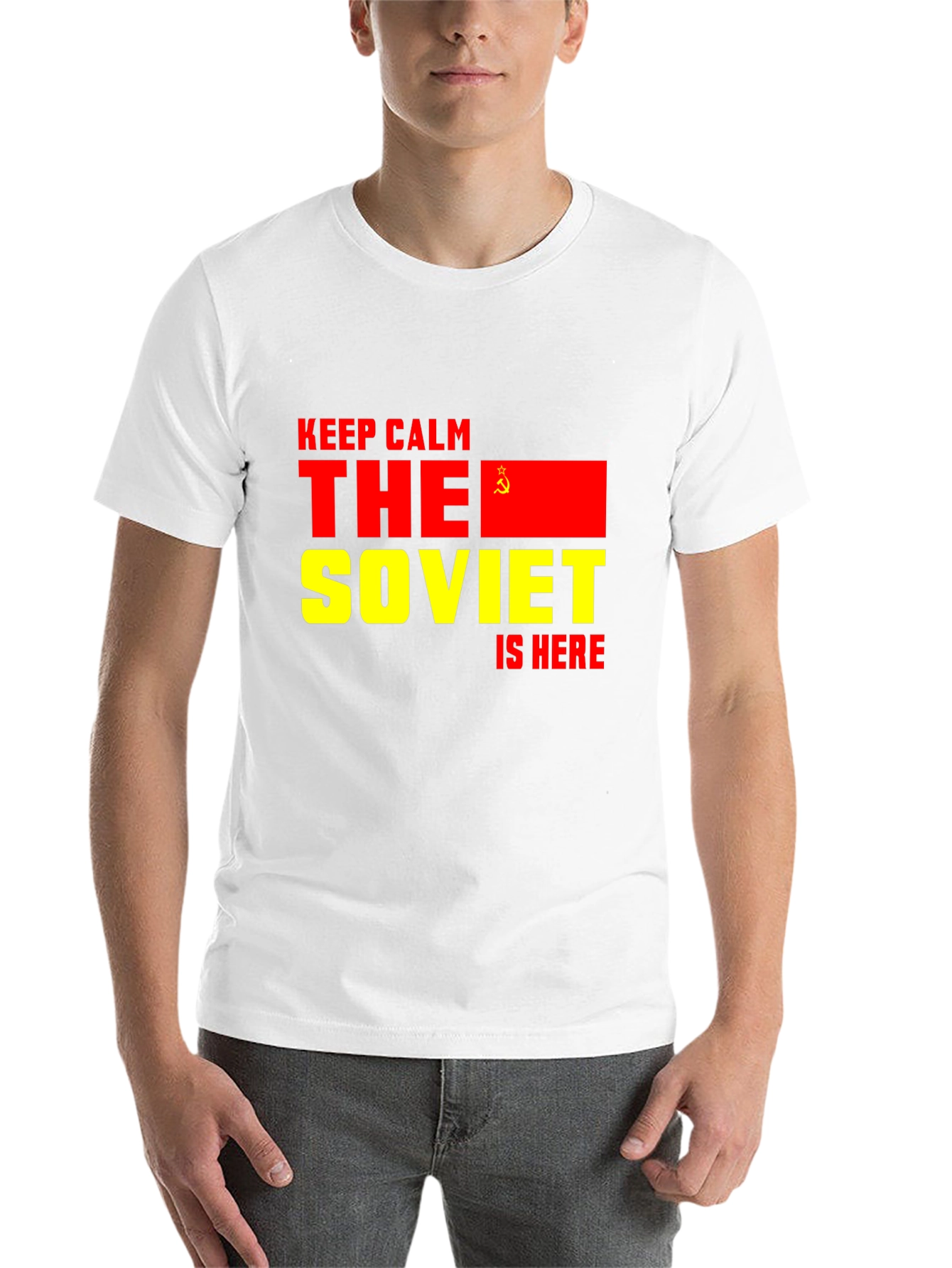 Black Soviet Is Here T-Shirt - Keep Calm Design view 14