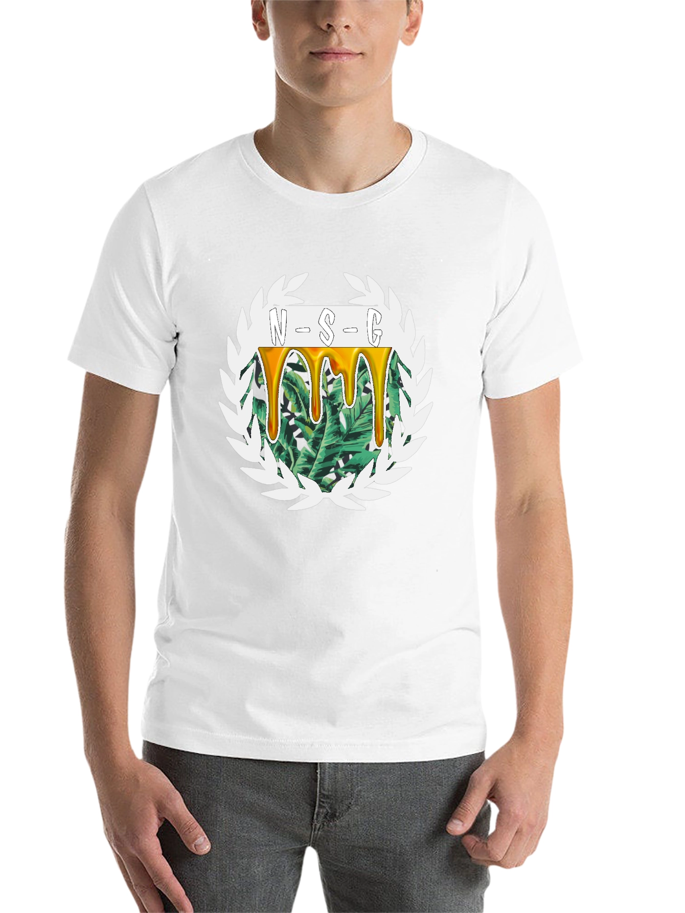 NSG Graphic Tee - Tropical Drip Design - 14