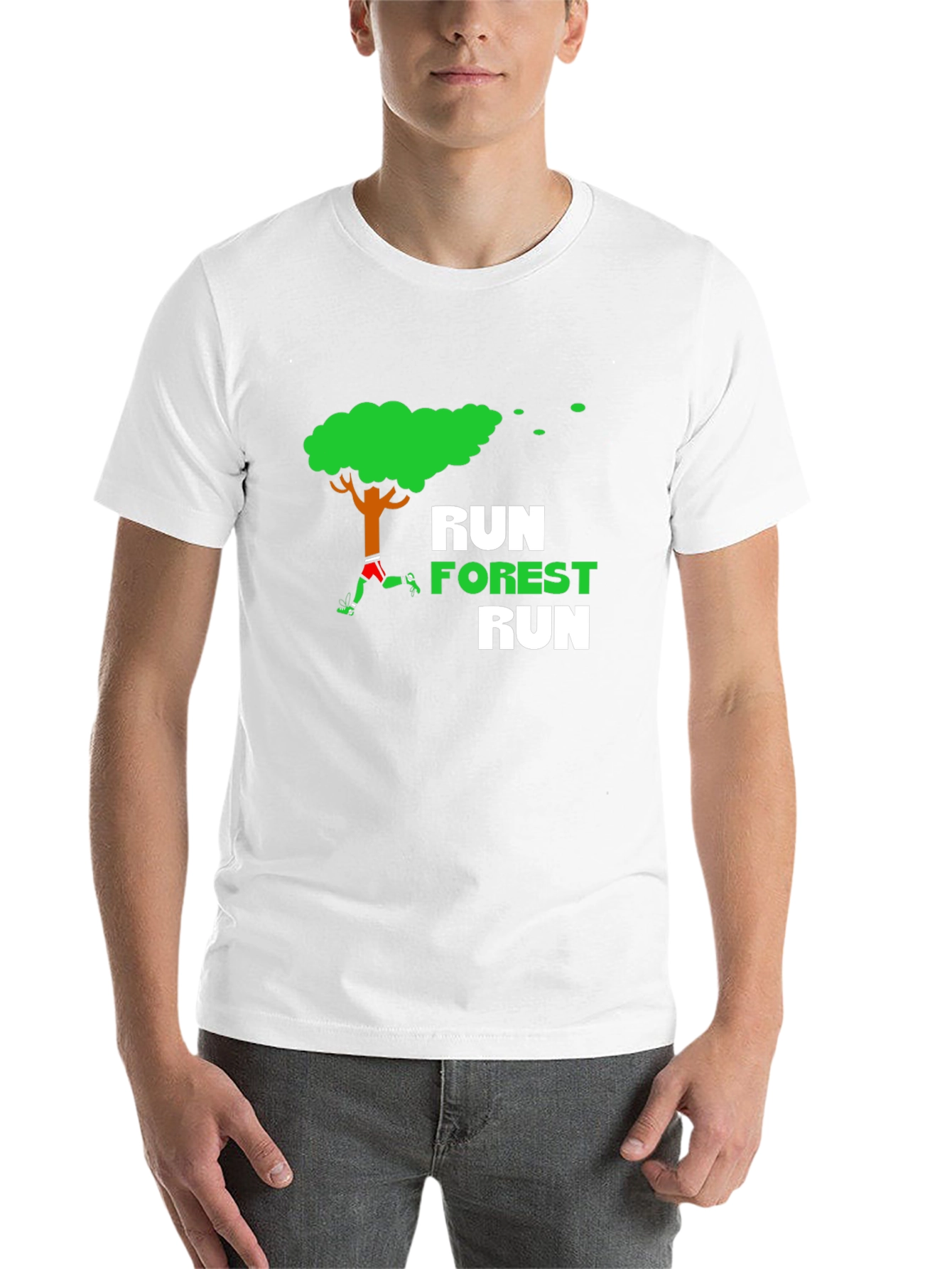 Black Run Forest Run T-Shirt view 14