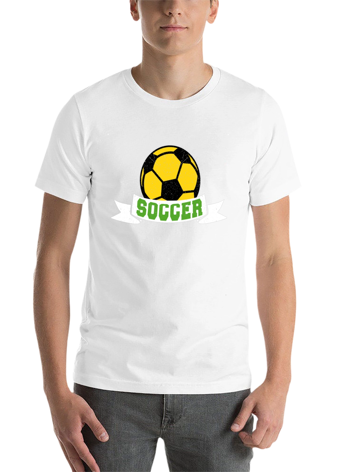 Black Soccer Ball Graphic Tee - Stylish Cotton T-Shirt view 14