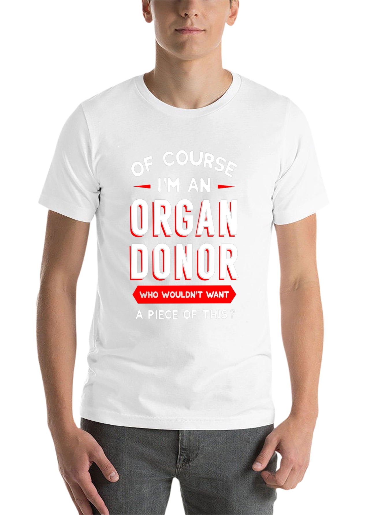 Black Organ Donor T-Shirt: Funny Graphic Tee view 14