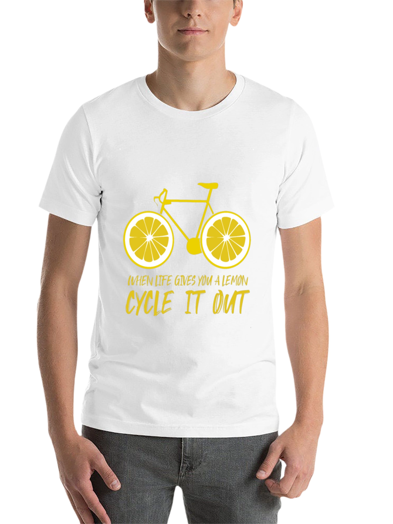 Black Lemon Bicycle T-Shirt: Cycle It Out Tee view 14