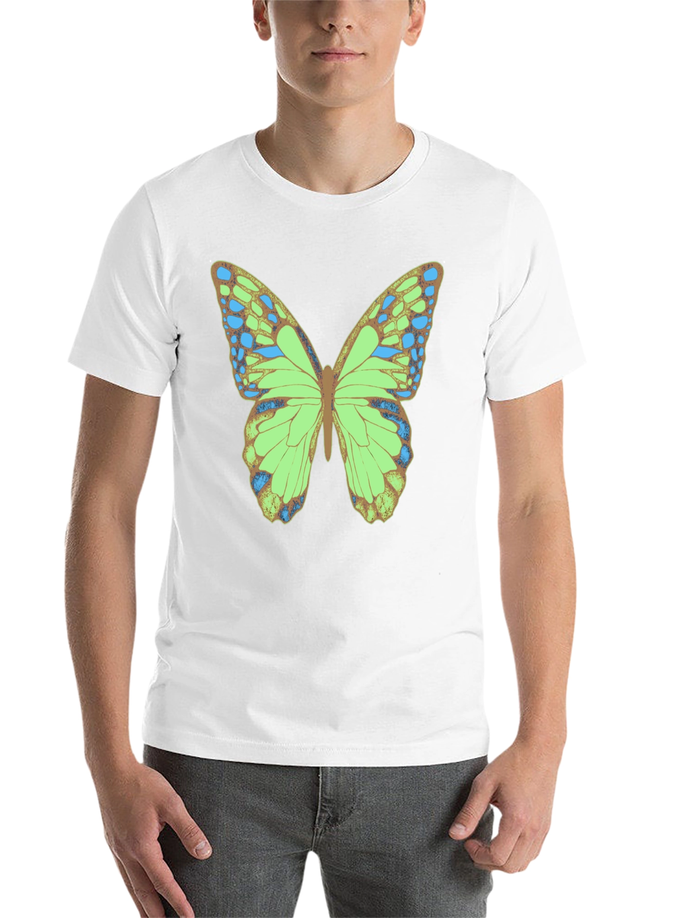 Black Butterfly Graphic T-Shirt - Nature Inspired Tee view 14