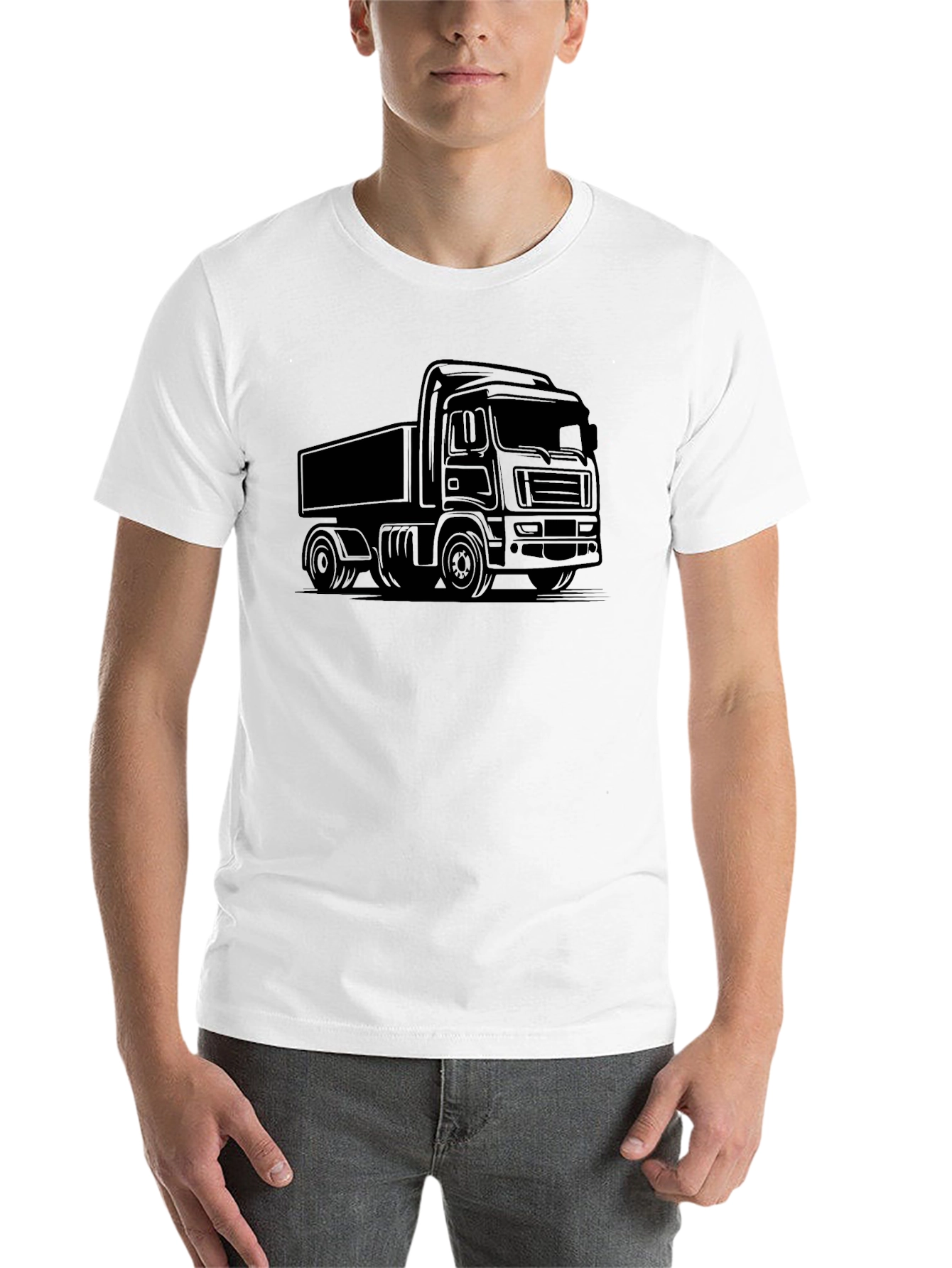 Black Truck Graphic T-Shirt view 14