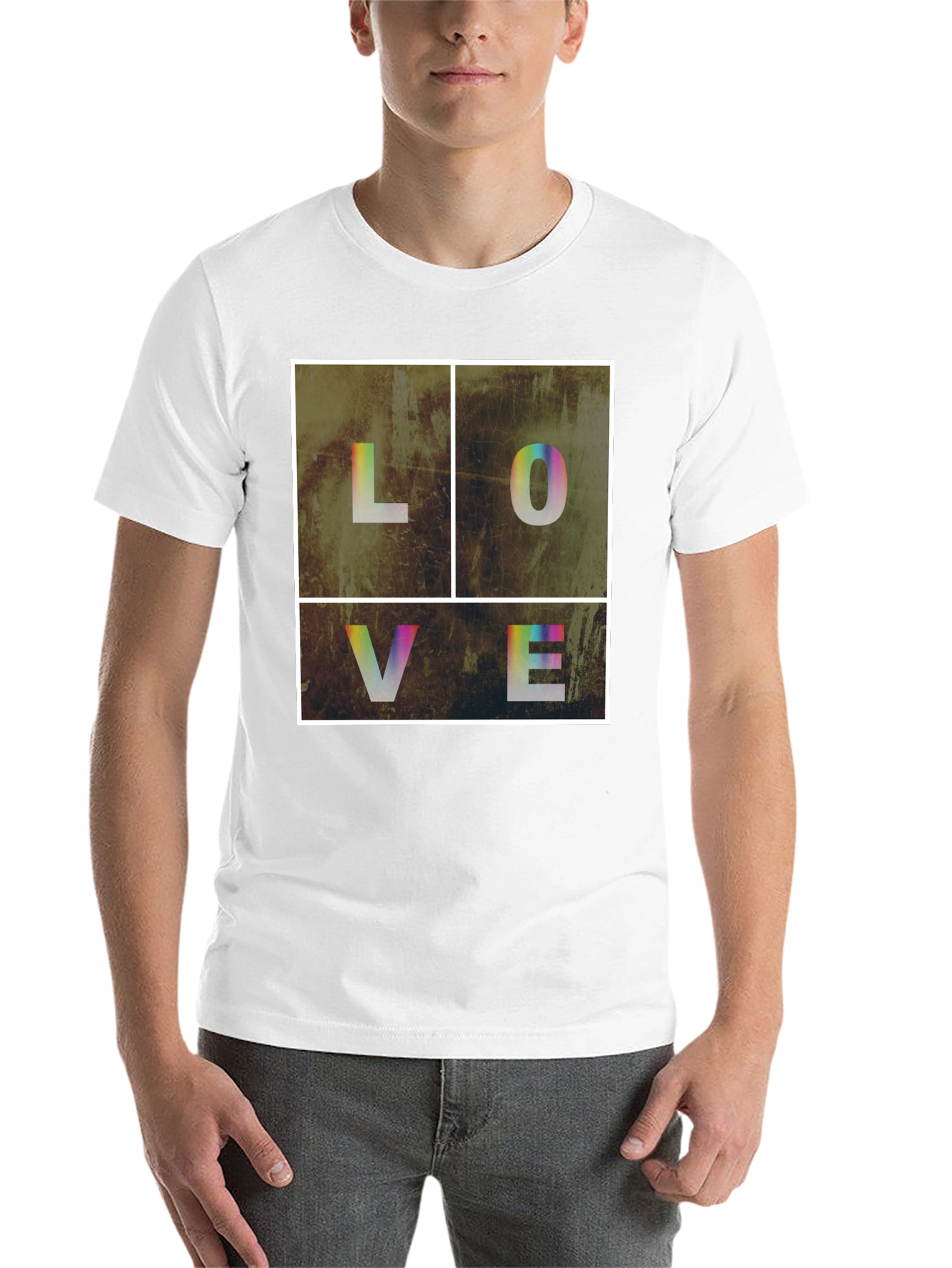 Black Love Graphic Tee - Unisex Crew Neck view 14