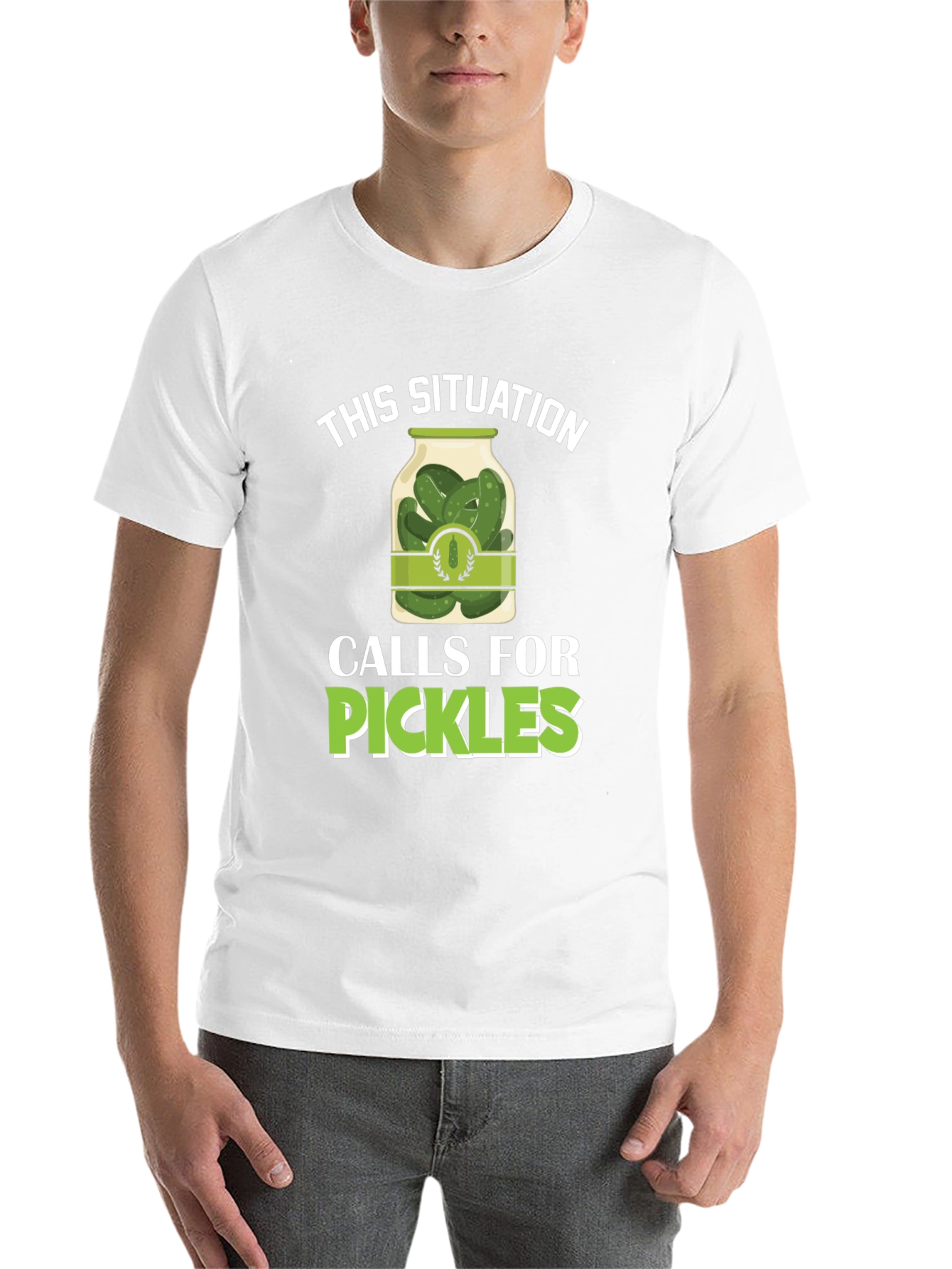 Black Pickles Situation T-Shirt Funny Foodie Tee view 14