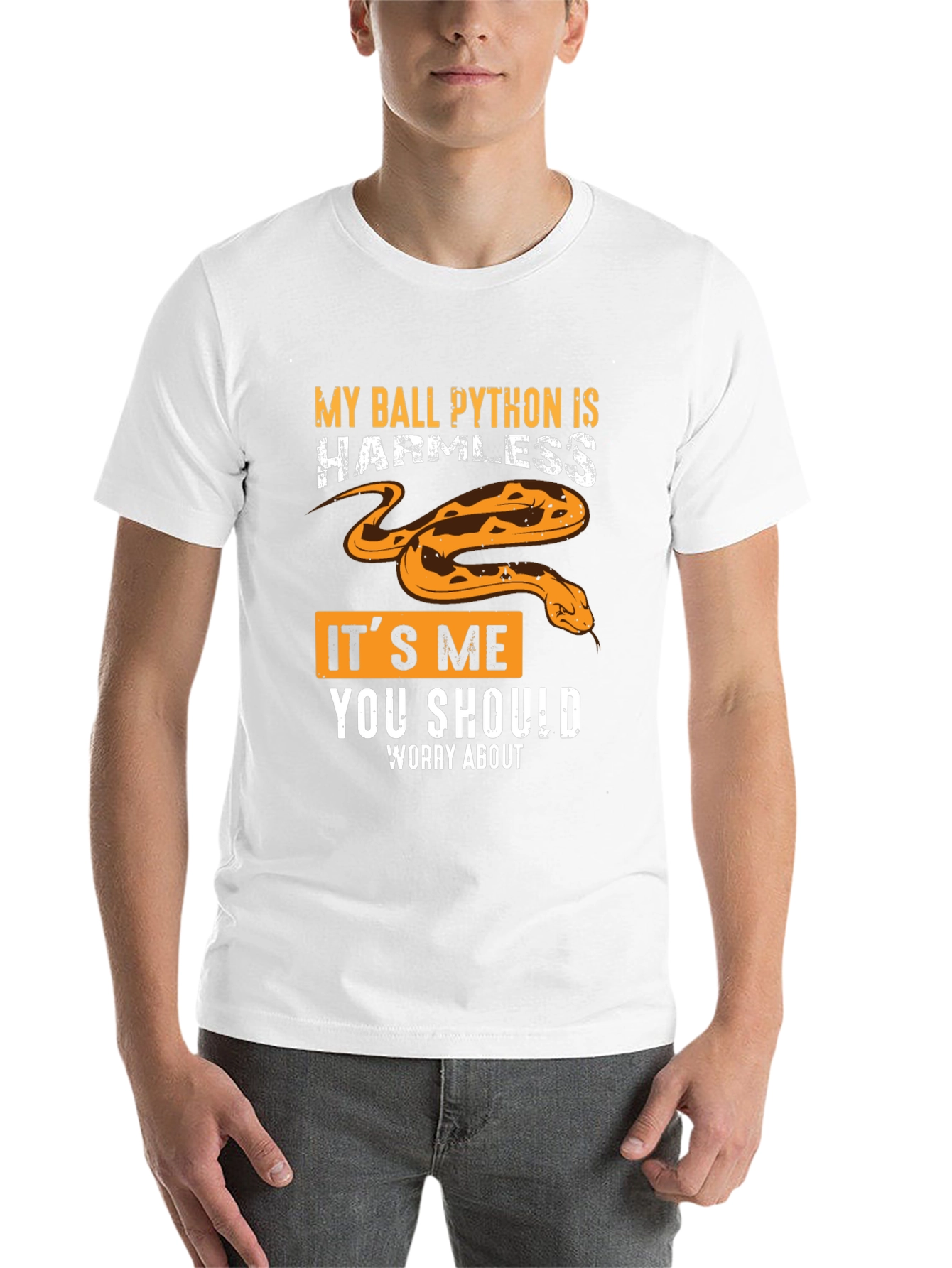 My Ball Python Is Harmless Graphic Tee - 14