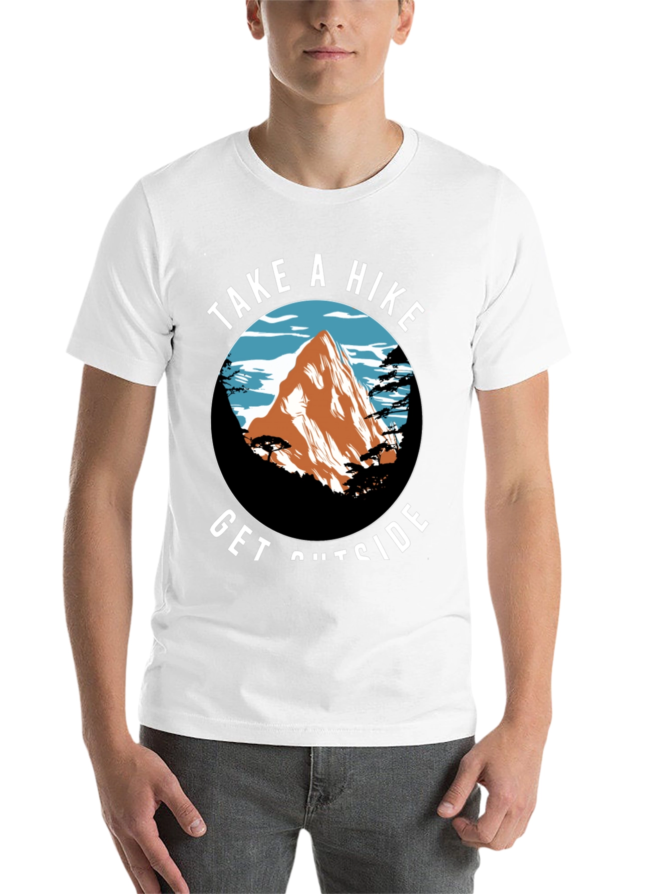 Black Take a Hike Tee - Nature Adventure Shirt view 14