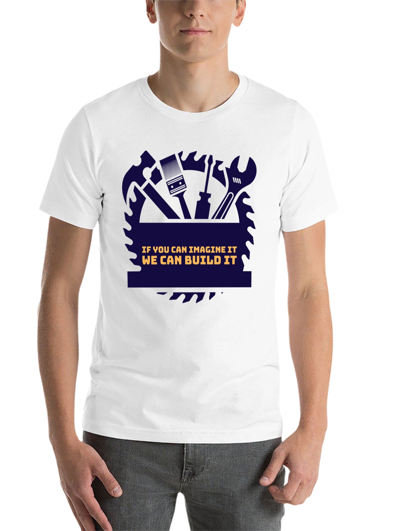 Black Carpenter's Vision T-Shirt - We Can Build It! view 14