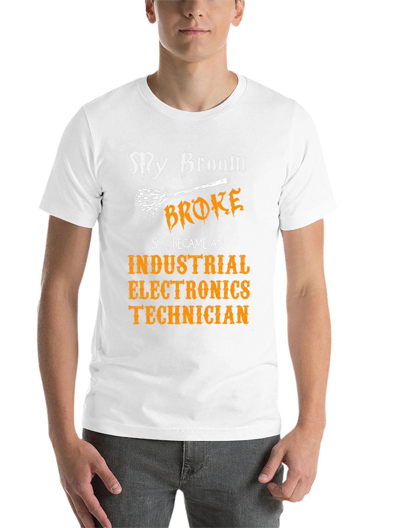 Black Industrial Electronics Technician T-Shirt view 14