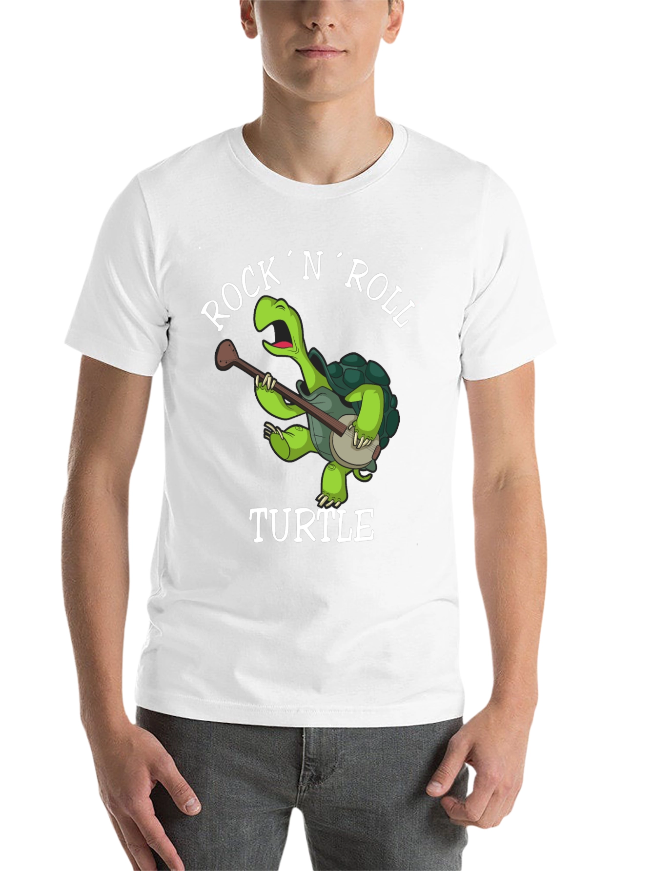 Black Rock 'N' Roll Turtle T-Shirt view 14