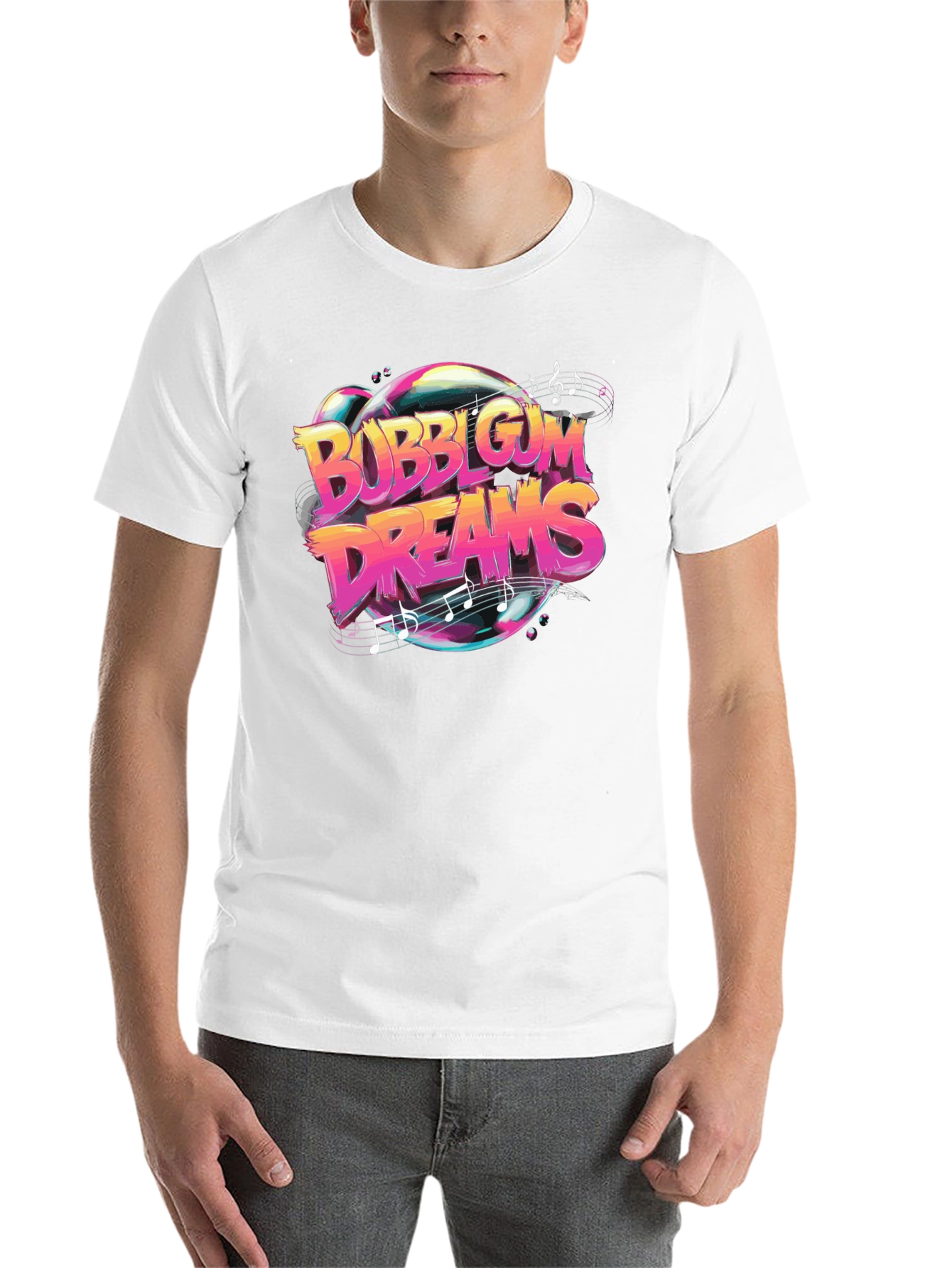 Black Bubblegum Dreams Graphic T-Shirt view 14