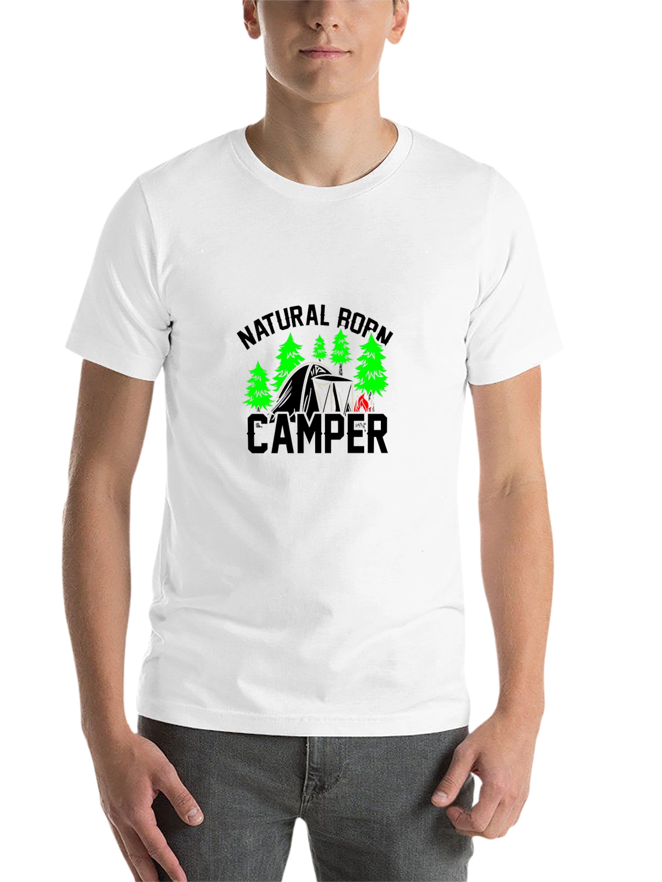 Black Natural Born Camper Black T-Shirt view 14