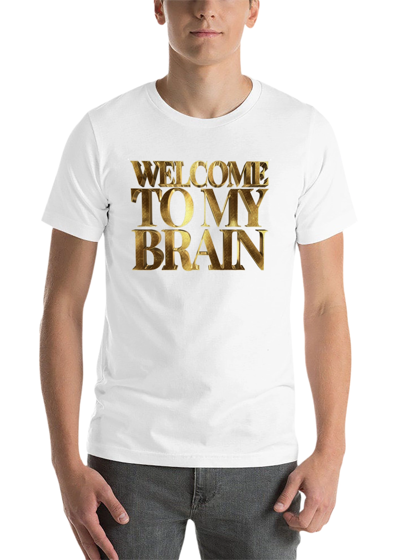 Black Welcome to My Brain T-Shirt view 14