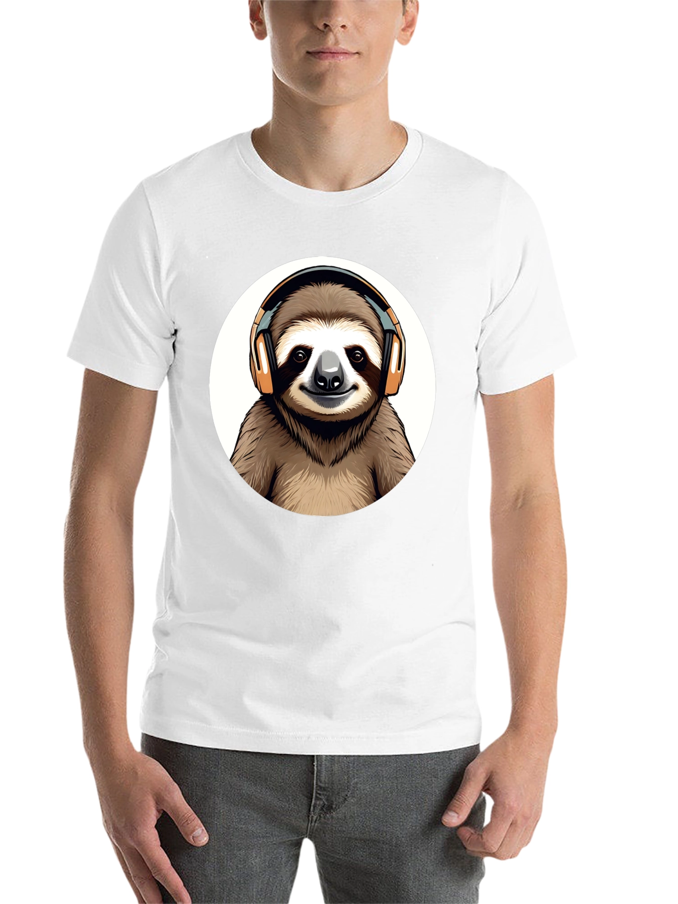 Black Sloth DJ Graphic Tee view 14